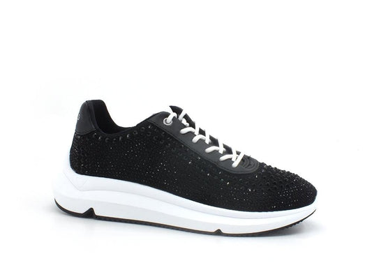 GUESS Sneaker Strass Loghi Black FL6DGZFAB12 - Sandrini Calzature e Abbigliamento