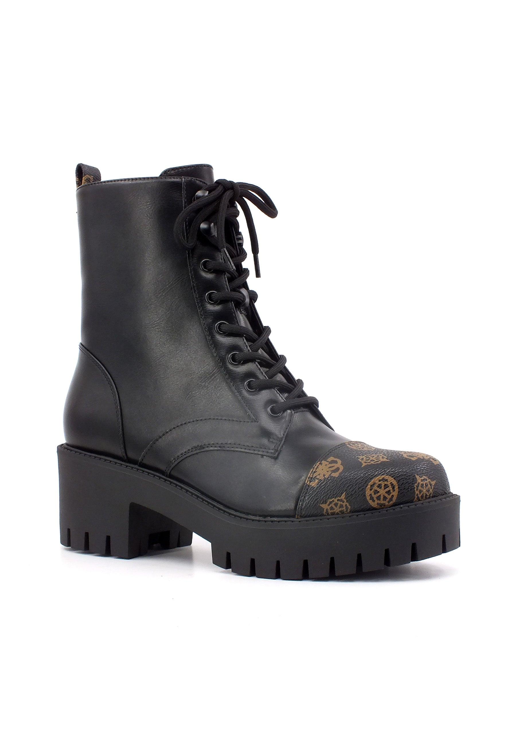 GUESS Stivaletto Anfibio Donna Black FL8WAPELE10 - Sandrini Calzature e Abbigliamento