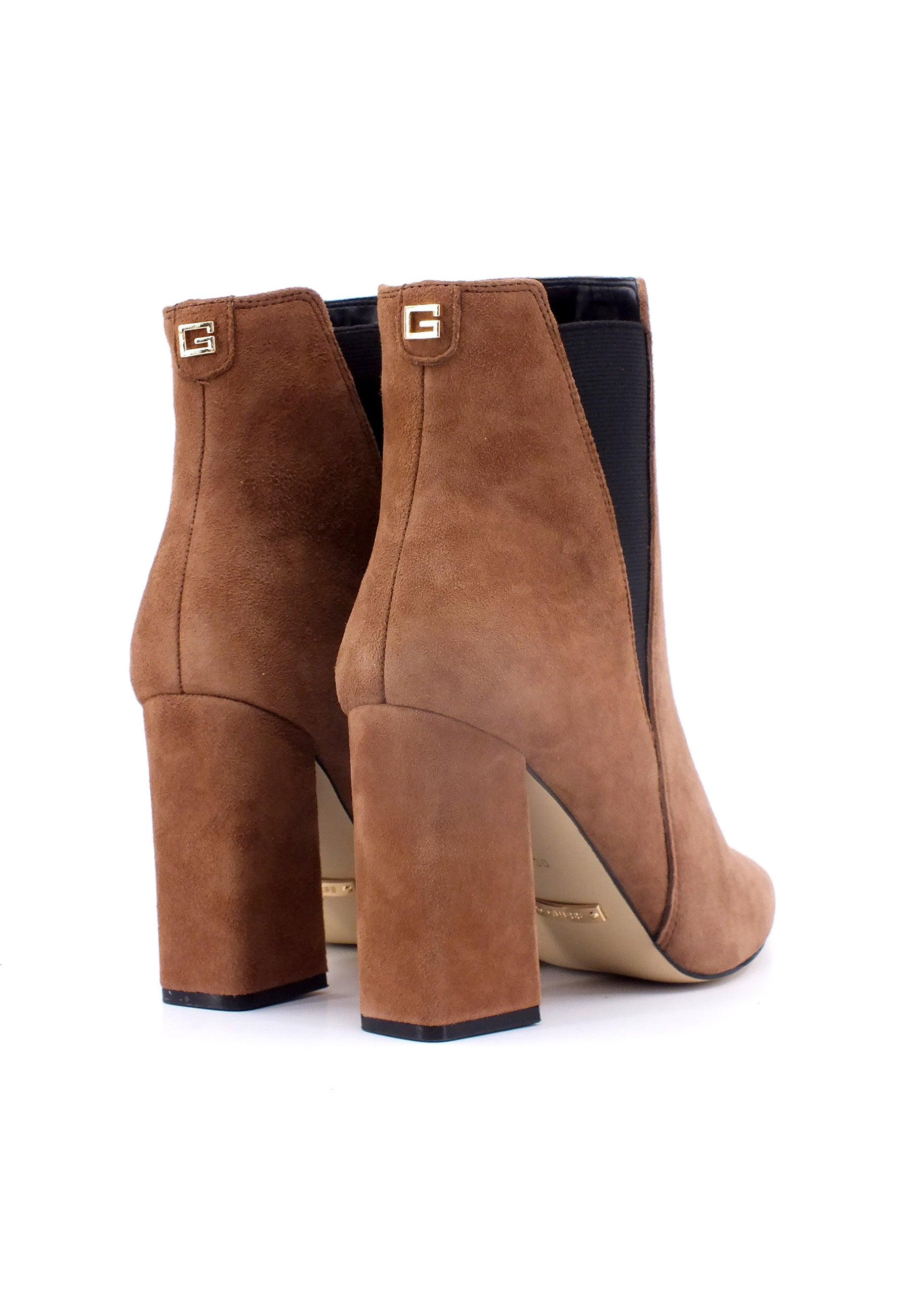 GUESS Stivaletto Tronchetto Donna Brown FL8AVHSUE10 - Sandrini Calzature e Abbigliamento