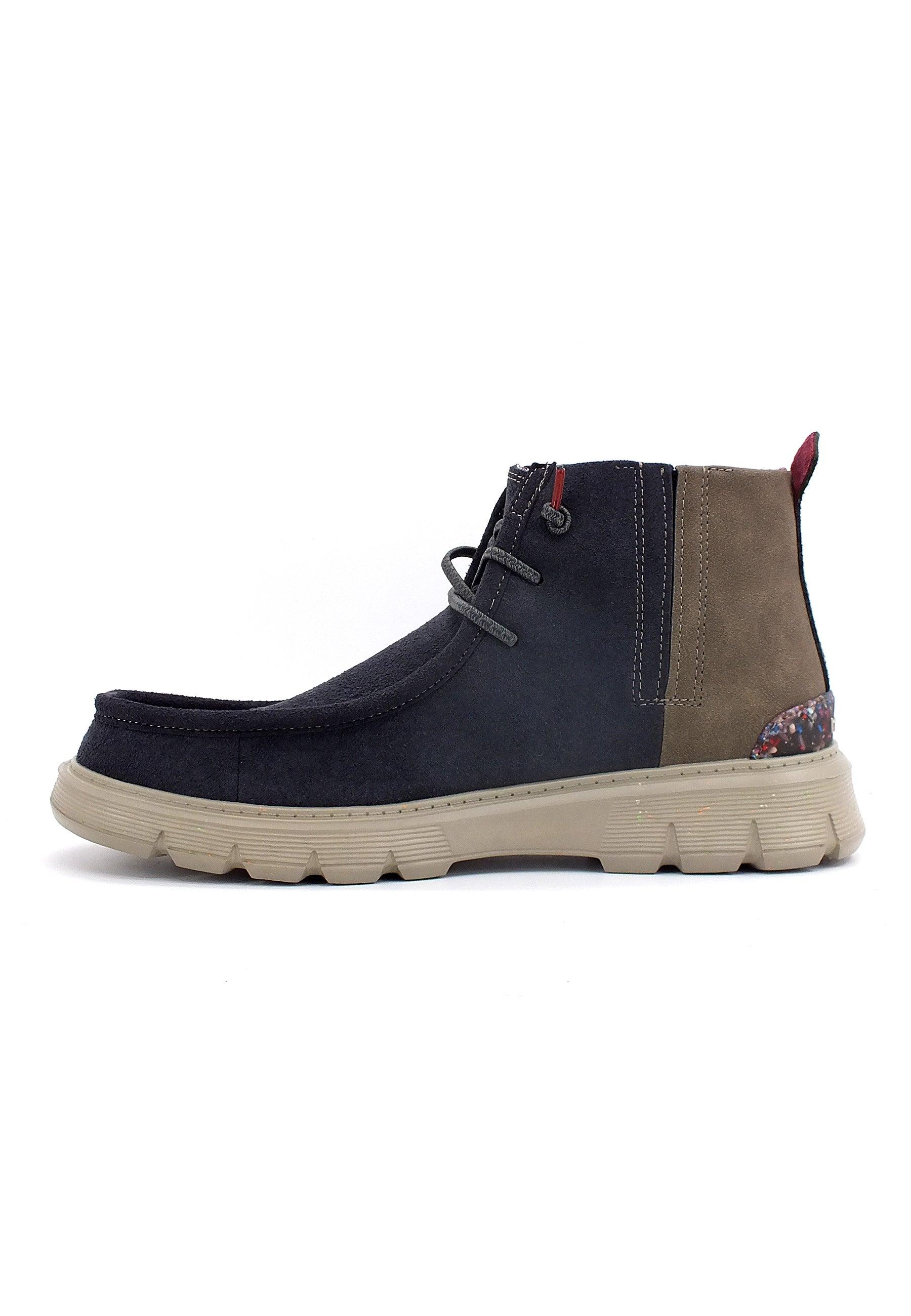 HEY DUDE Boris Eco Stivaletto Uomo Ocean Blu 112652680 - Sandrini Calzature e Abbigliamento