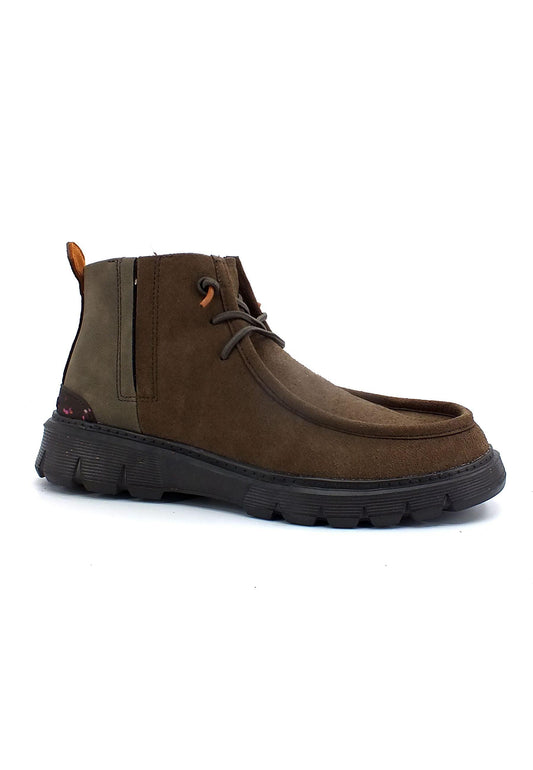 HEY DUDE Boris Eco Stivaletto Vela Uomo Cocoa 112651566 - Sandrini Calzature e Abbigliamento