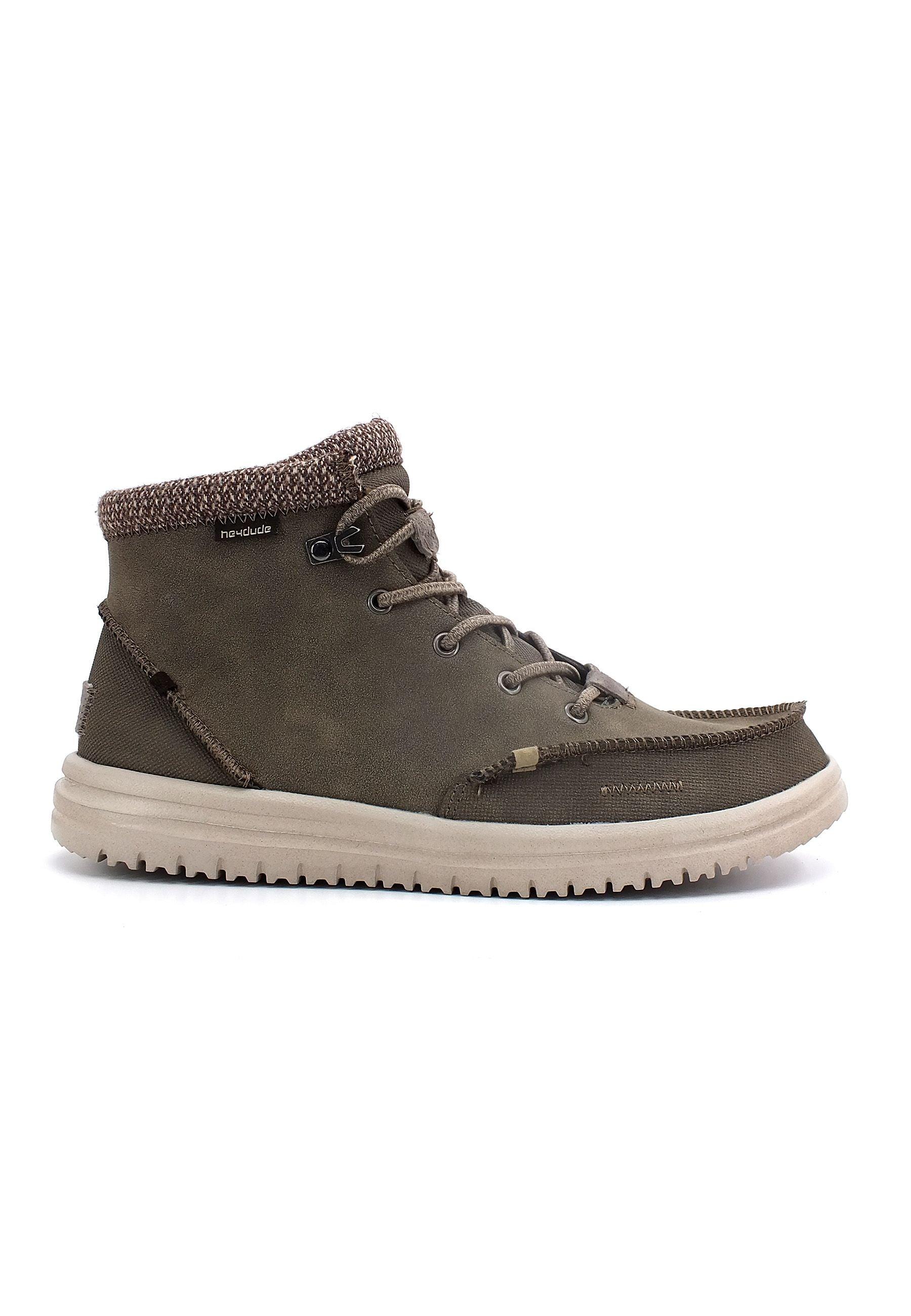 HEY DUDE Bradley Stivaletto Uomo Chocolate 113301900 - Sandrini Calzature e Abbigliamento
