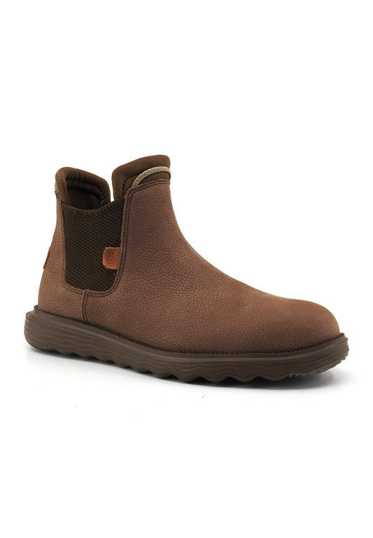 HEY DUDE Branson Stivaletto Polacco Uomo Brown 40187-255 - Sandrini Calzature e Abbigliamento