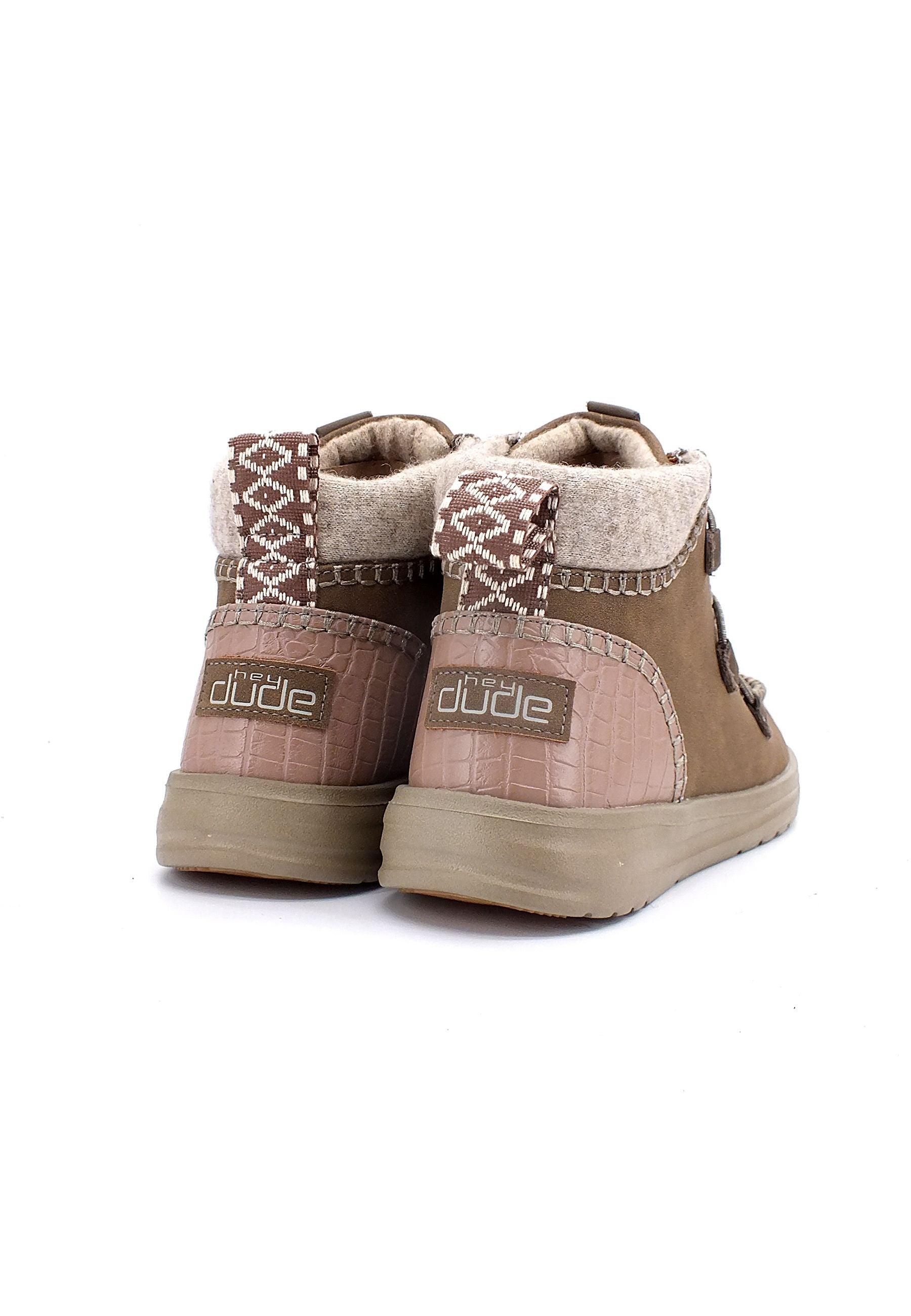 HEY DUDE Eloise Stivaletto Donna Brown 121891632 - Sandrini Calzature e Abbigliamento