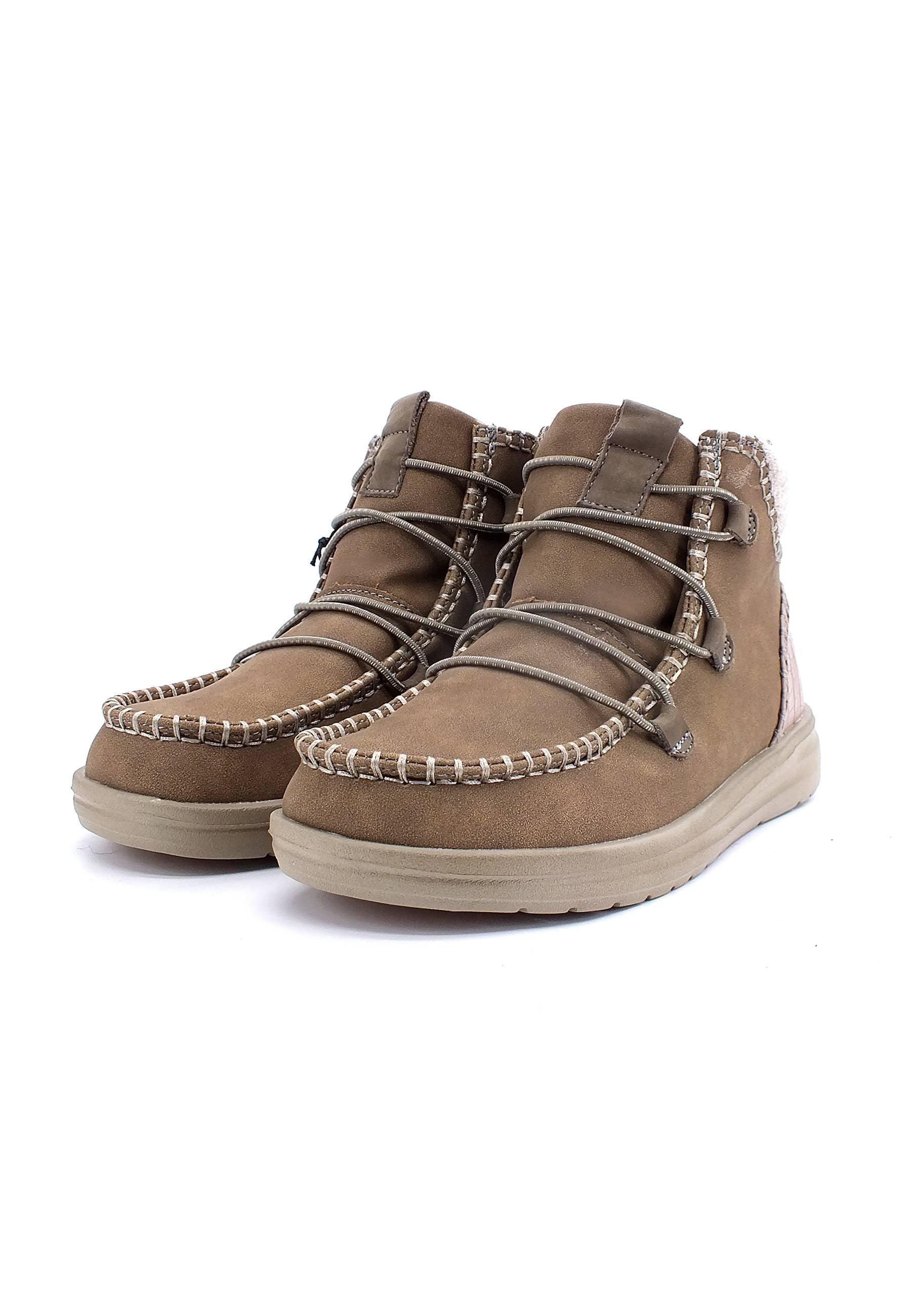 HEY DUDE Eloise Stivaletto Donna Brown 121891632 - Sandrini Calzature e Abbigliamento