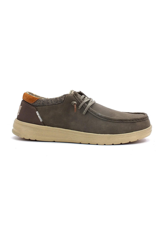 HEY DUDE Paul Sneaker Vela Uomo Chocolate 112291900 - Sandrini Calzature e Abbigliamento