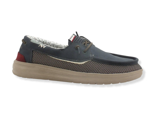 HEY DUDE Sneaker Uomo Welsh Scarpa Vela Grip Deep Blue 112222723 - Sandrini Calzature e Abbigliamento