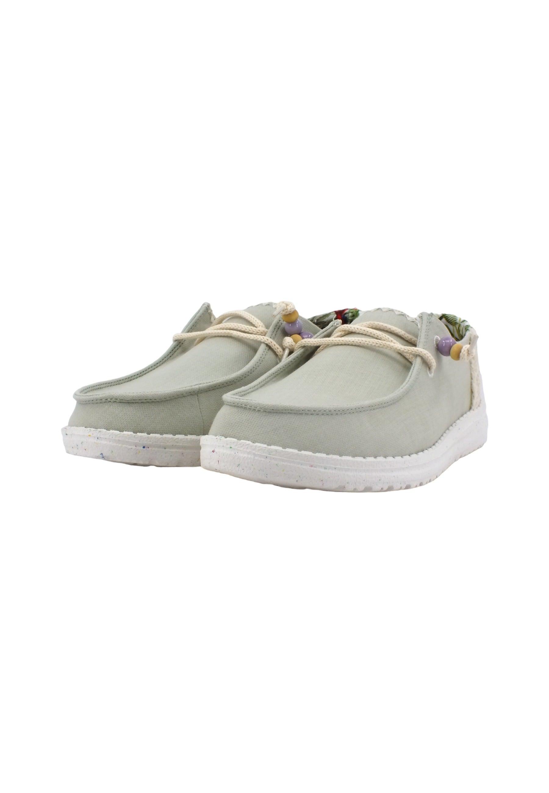 HEY DUDE Wendy Fringe Sneaker Vela Donna Sage 40071-330 - Sandrini Calzature e Abbigliamento