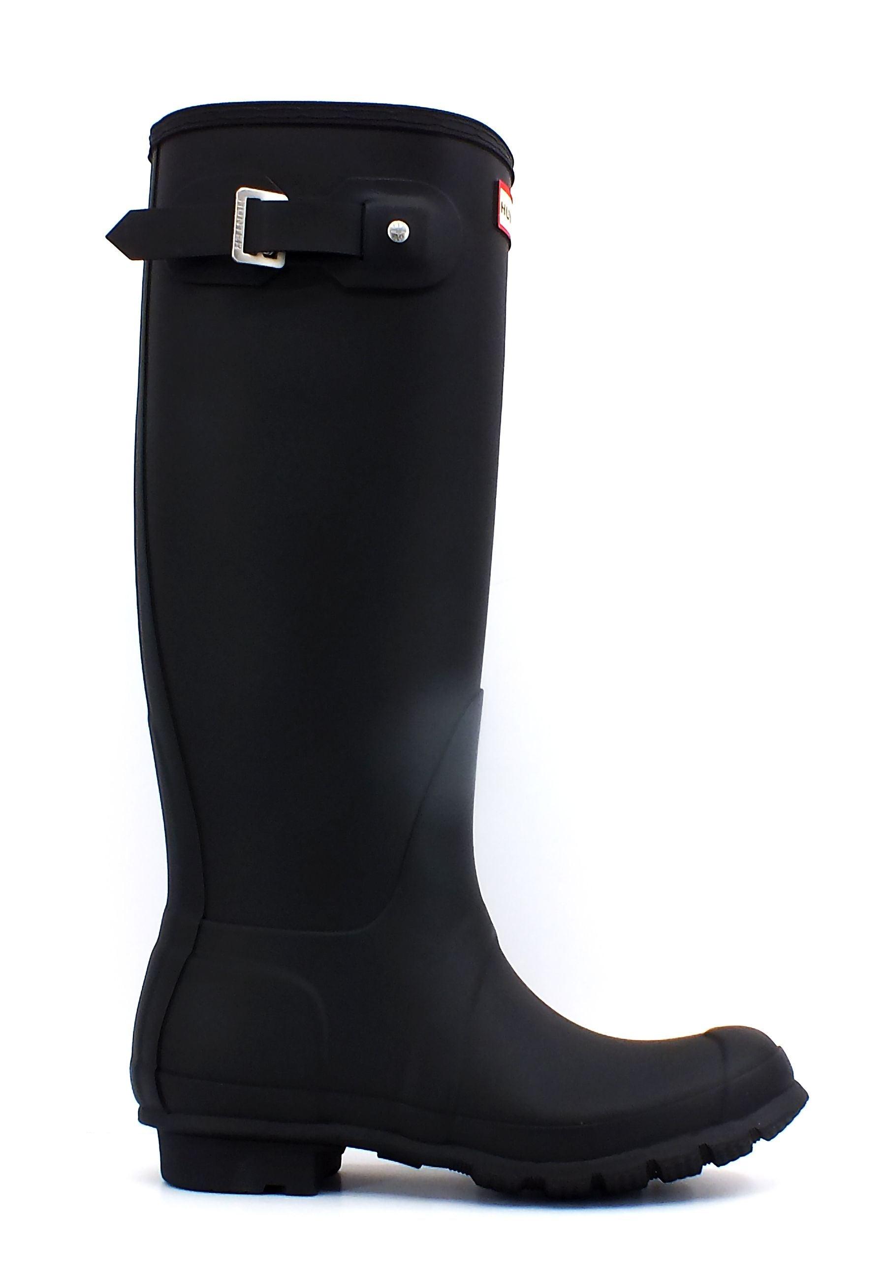 HUNTER Stivale Womens Original Tall Donna Black WFT1000RMA - Sandrini Calzature e Abbigliamento