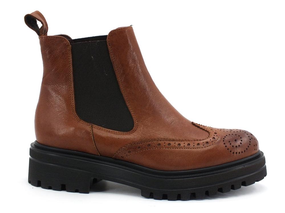 JIUDIT Stivaletto Polacco Pelle CDR Cuoio 8608 - Sandrini Calzature e Abbigliamento
