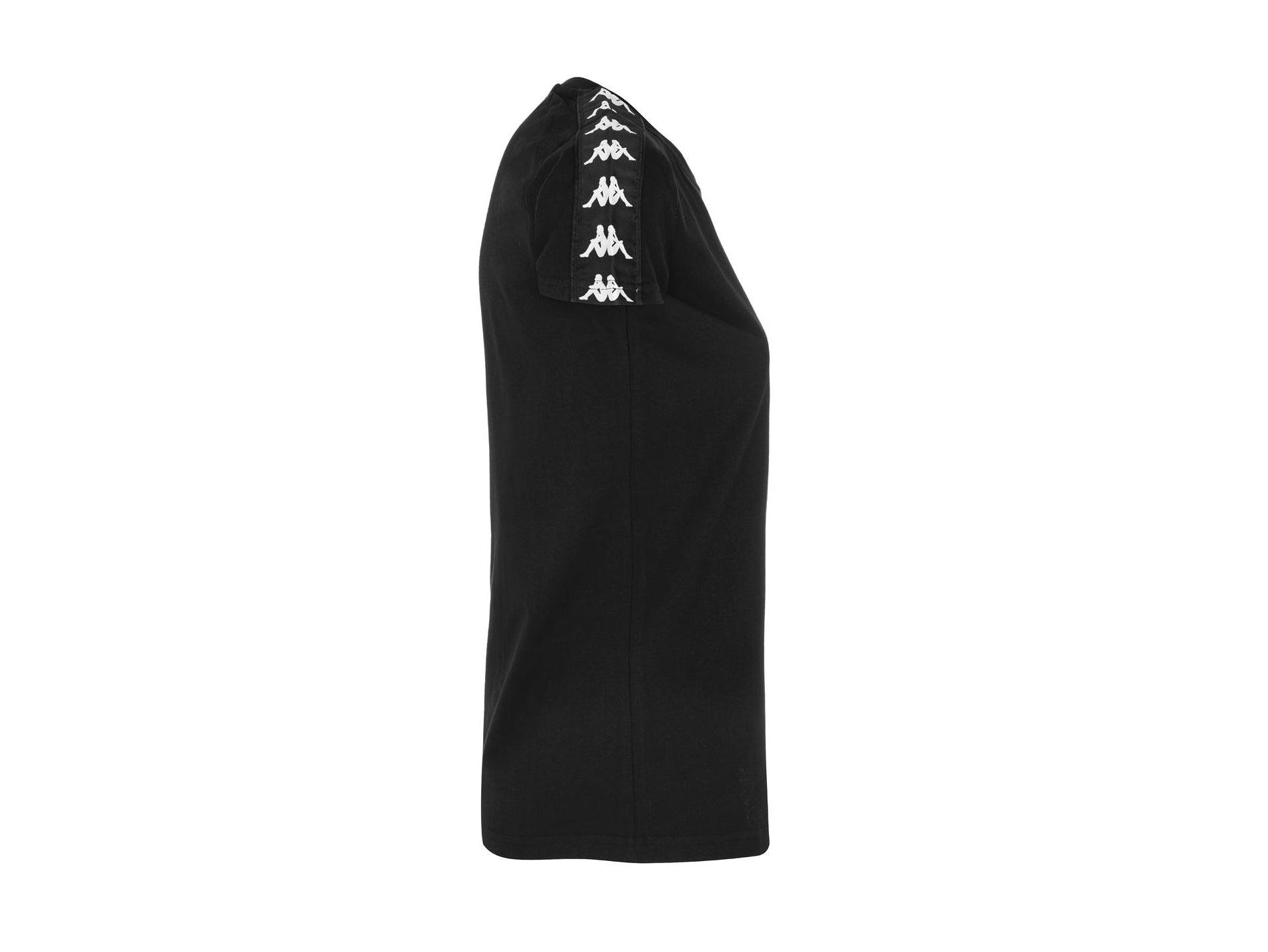 KAPPA 222 Banda Apan T-Shirt Donna Black White 304UG00BY7 - Sandrini Calzature e Abbigliamento