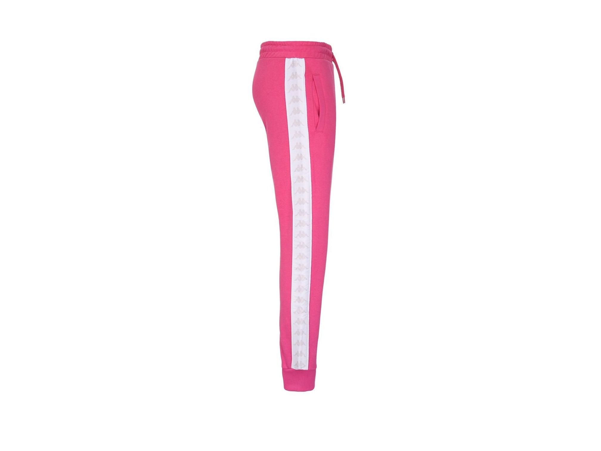 KAPPA 222 Banda Barnu 2 Pantaloni Lunghi Tuta Fuxia White Grey 311BHBW - Sandrini Calzature e Abbigliamento