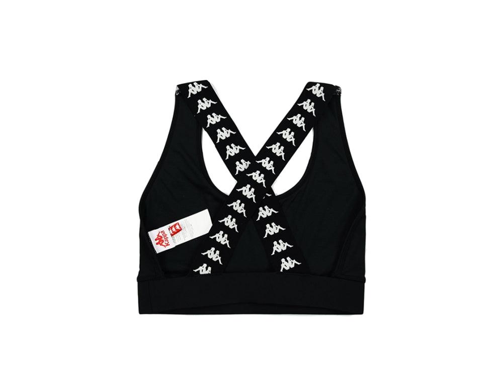 KAPPA 222 Banda Camyl Top Black White Antique 304S670 - Sandrini Calzature e Abbigliamento