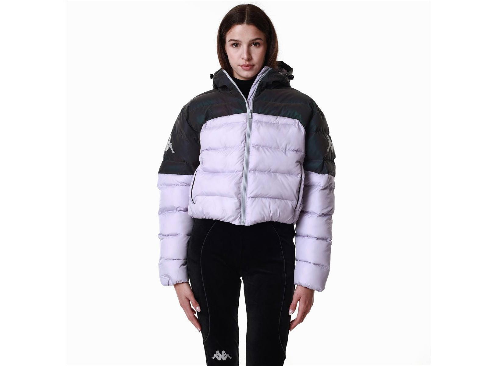KAPPA Authentic Futur Faunel Giubbotto Piumino Zip Lilac Grey Silver 321244WA03 - Sandrini Calzature e Abbigliamento