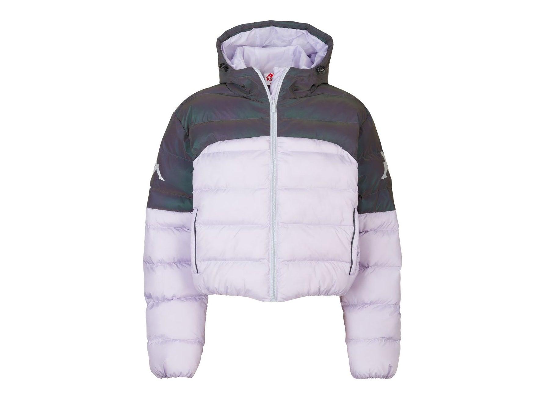 KAPPA Authentic Futur Faunel Giubbotto Piumino Zip Lilac Grey Silver 321244WA03 - Sandrini Calzature e Abbigliamento