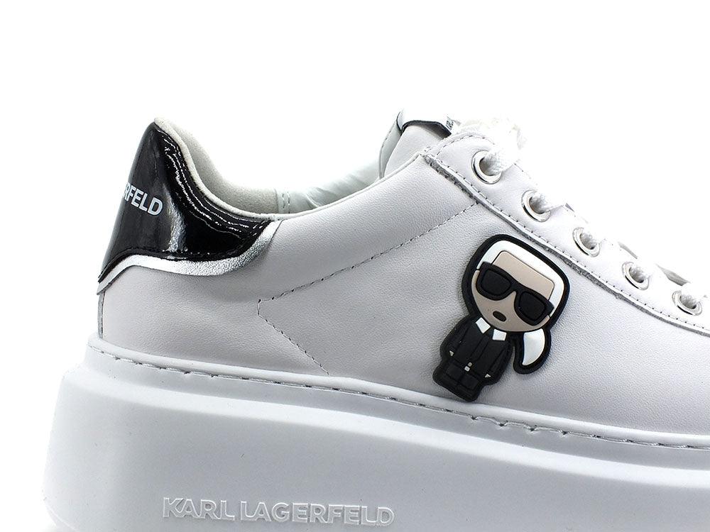 KARL LAGERFELD Anakapri Ikonic Lo Lace Sneaker White KL63530 - Sandrini Calzature e Abbigliamento