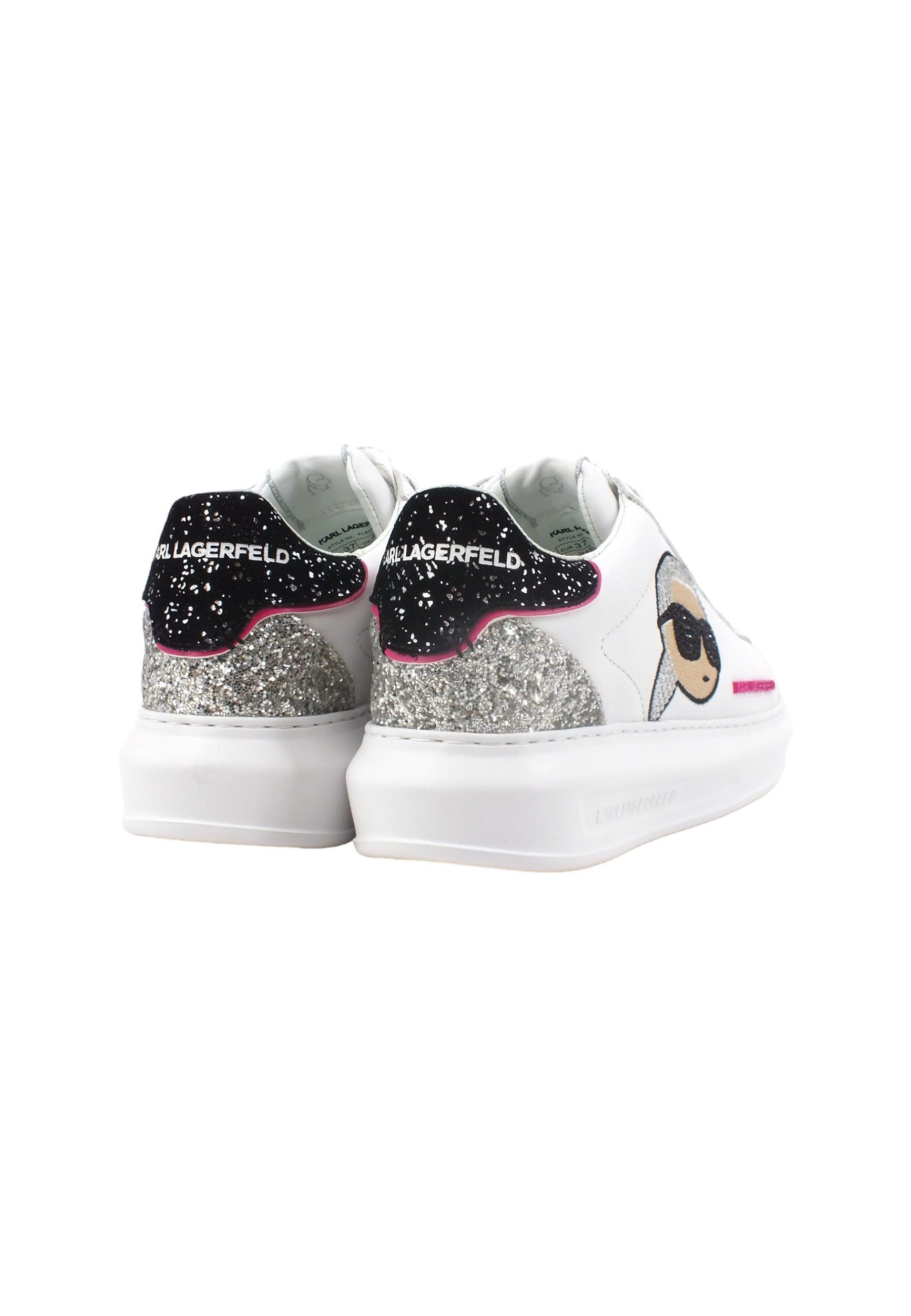 KARL LAGERFELD Kapri Sneaker Donna White KL62570N - Sandrini Calzature e Abbigliamento