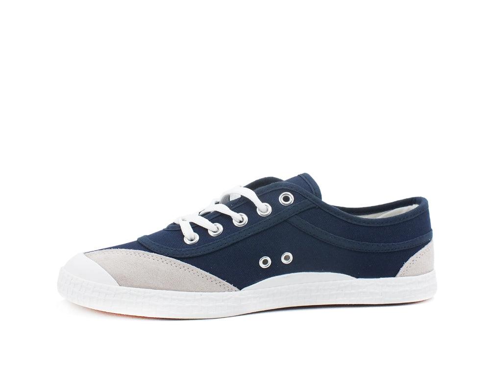 KAWASAKI Retro Canvas Shoe Sneaker Uomo Navy K192496 - Sandrini Calzature e Abbigliamento