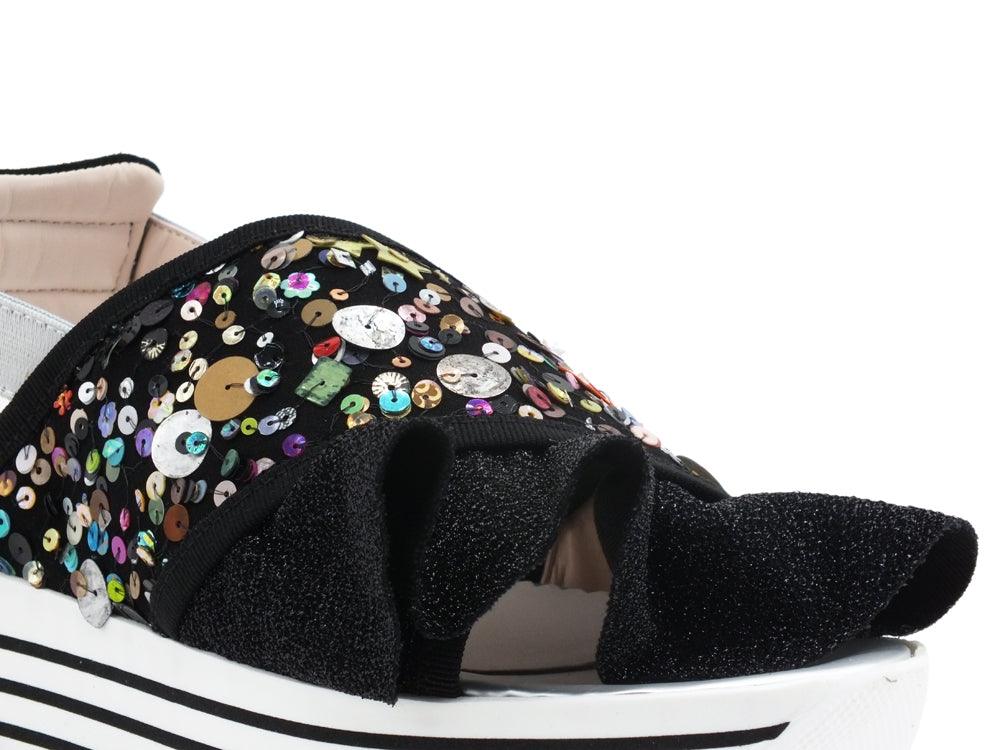 L4K3 Sandal Super Black B40-SAN - Sandrini Calzature e Abbigliamento