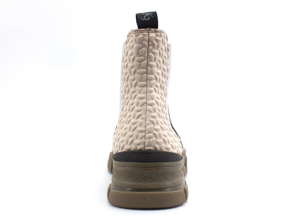 LAKE Beatles Cross Stivaletto Elastico Beige C24-BEA - Sandrini Calzature e Abbigliamento
