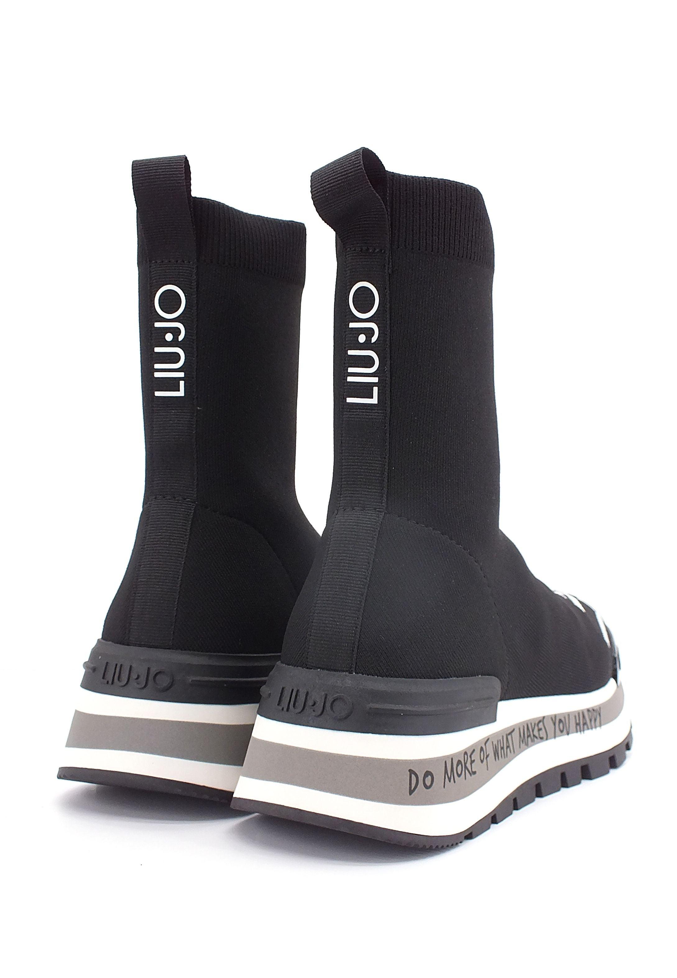 LIU JO Amazing 09 Sneaker Sock Donna Black BF2135TX234 - Sandrini Calzature e Abbigliamento