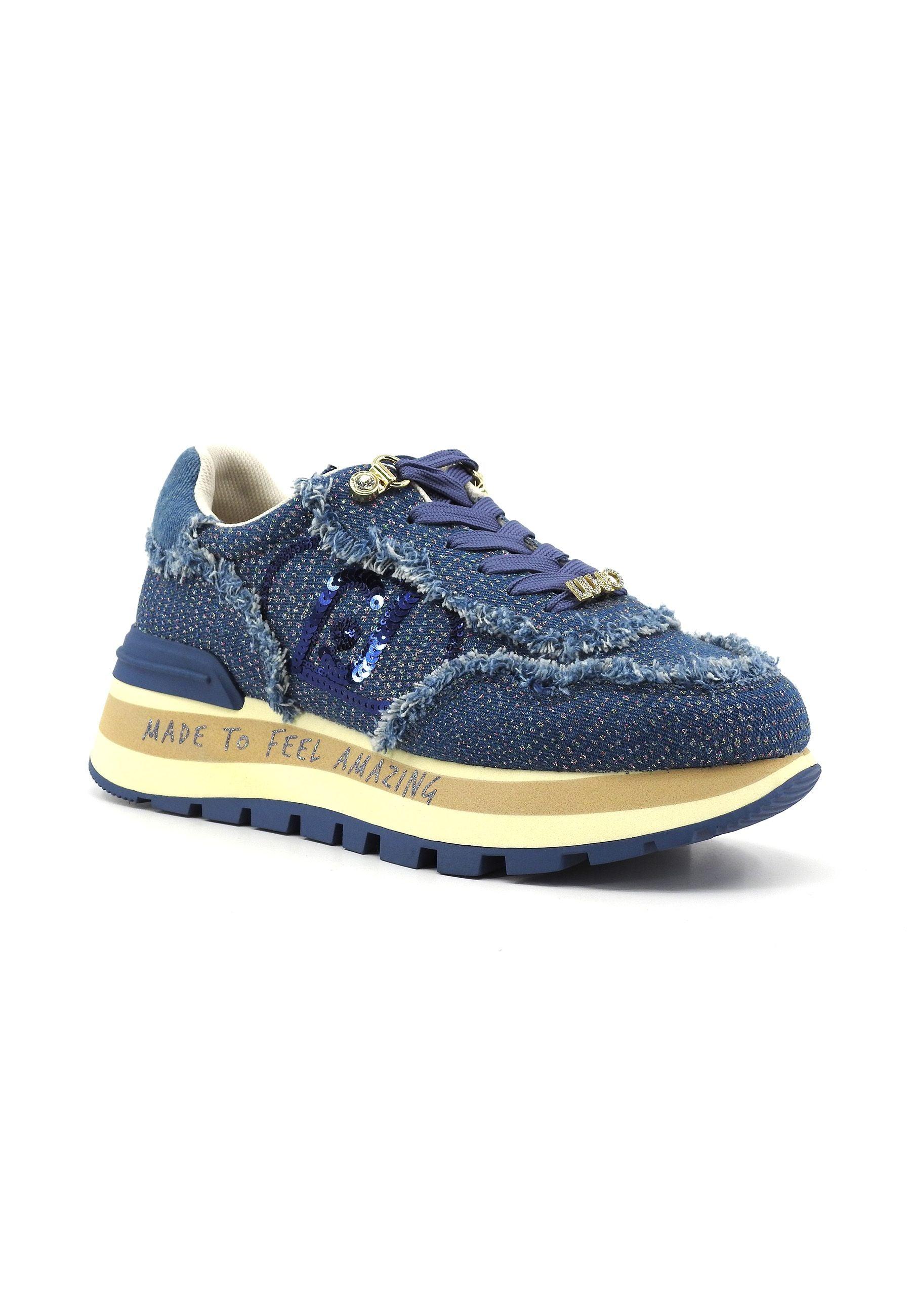 LIU JO Amazing 20 Sneaker Donna Denim BF3087TX029 - Sandrini Calzature e Abbigliamento