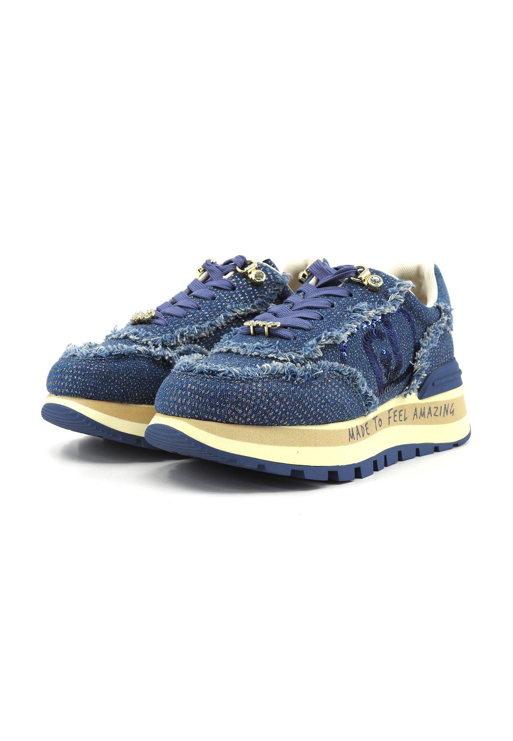 LIU JO Amazing 20 Sneaker Donna Denim BF3087TX029 - Sandrini Calzature e Abbigliamento