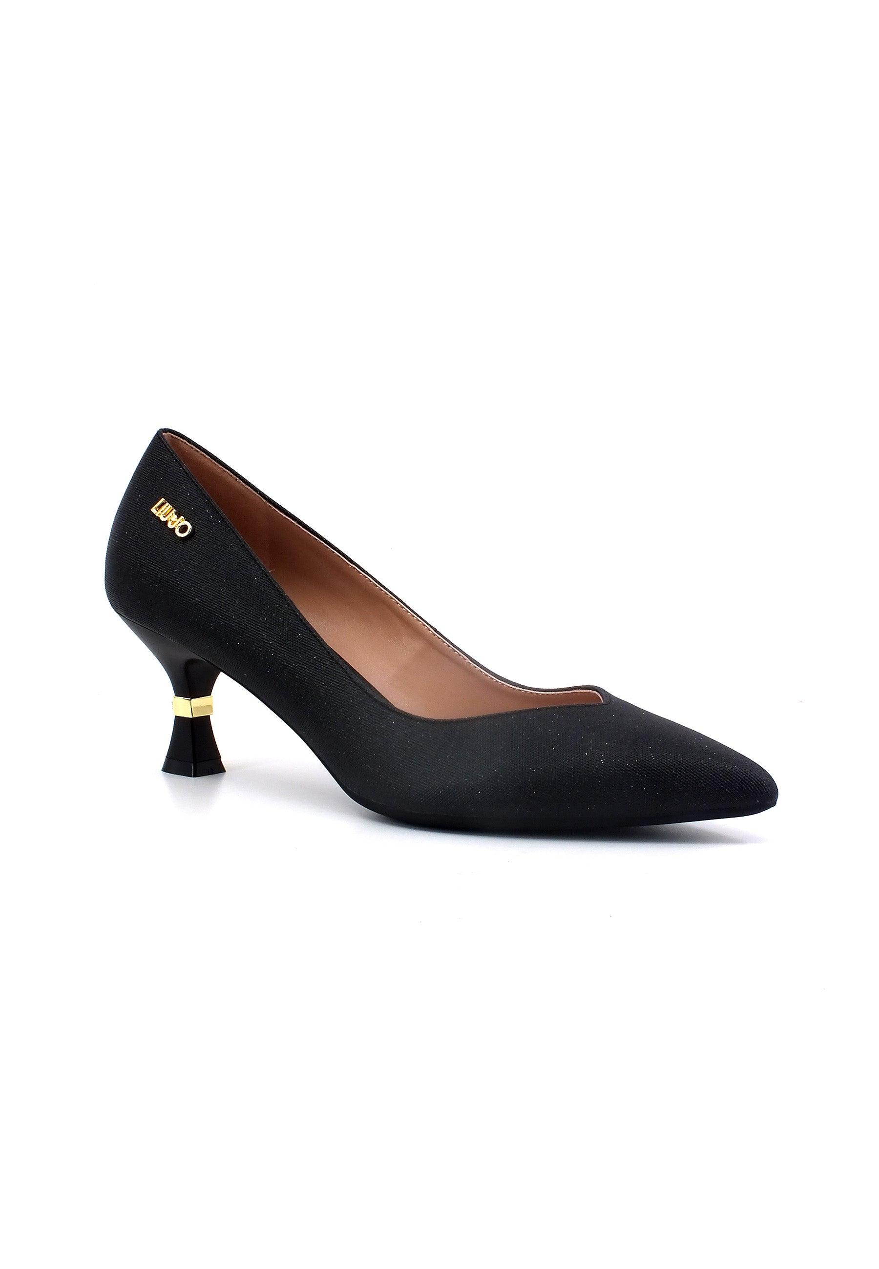 LIU JO Gaia 10 Décolléte Donna Glitter Black SF3167TX007 - Sandrini Calzature e Abbigliamento