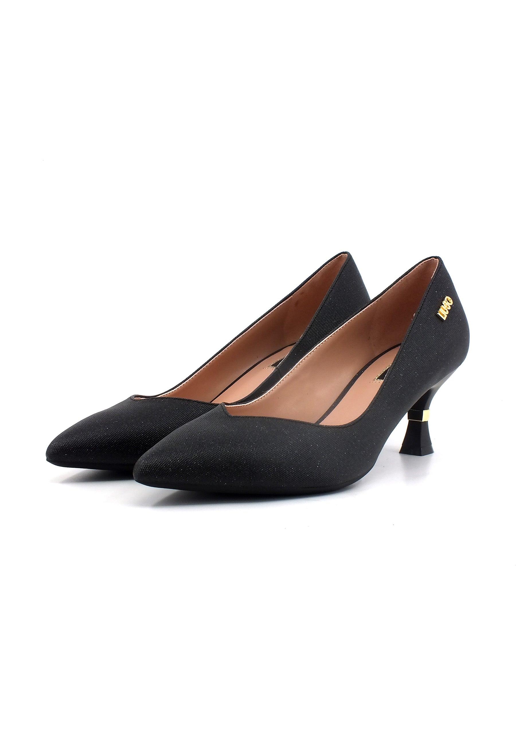 LIU JO Gaia 10 Décolléte Donna Glitter Black SF3167TX007 - Sandrini Calzature e Abbigliamento