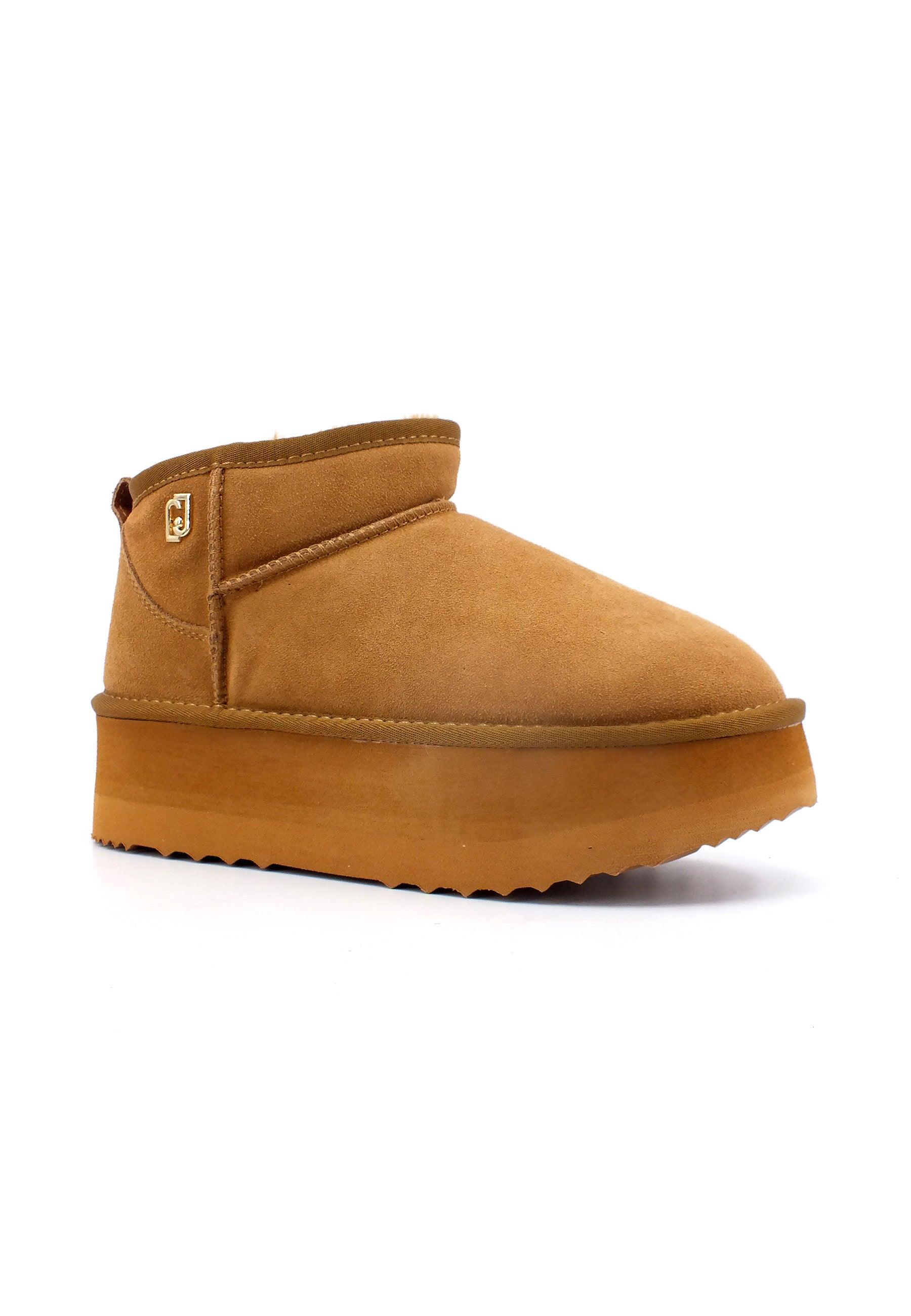 LIU JO Jane 01 Stivaletto Pelo Donna Cognac Marrone SA4051PX002 - Sandrini Calzature e Abbigliamento