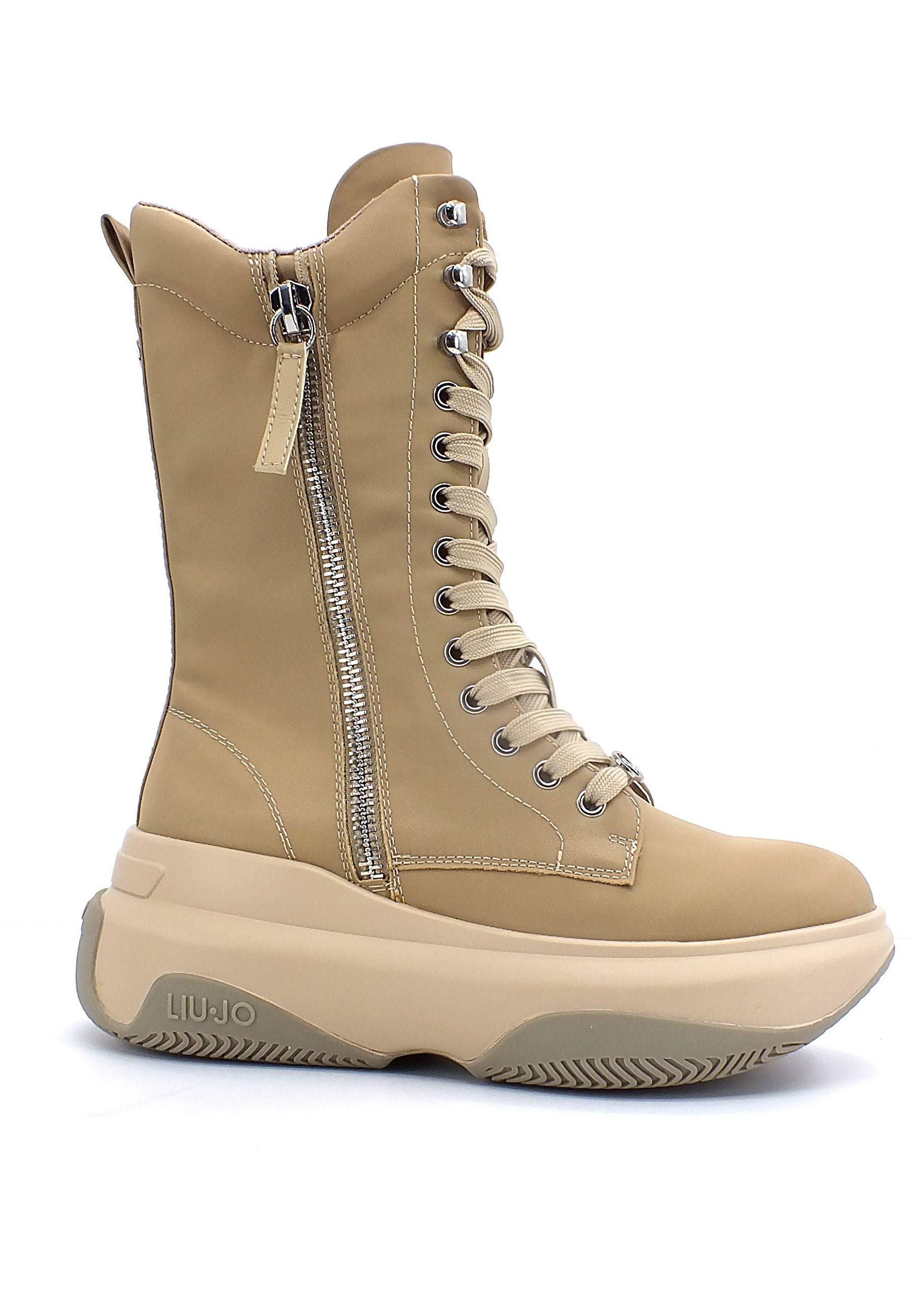 LIU JO June 06 Stivaletto Mid Donna Beige BF2147T0011 - Sandrini Calzature e Abbigliamento