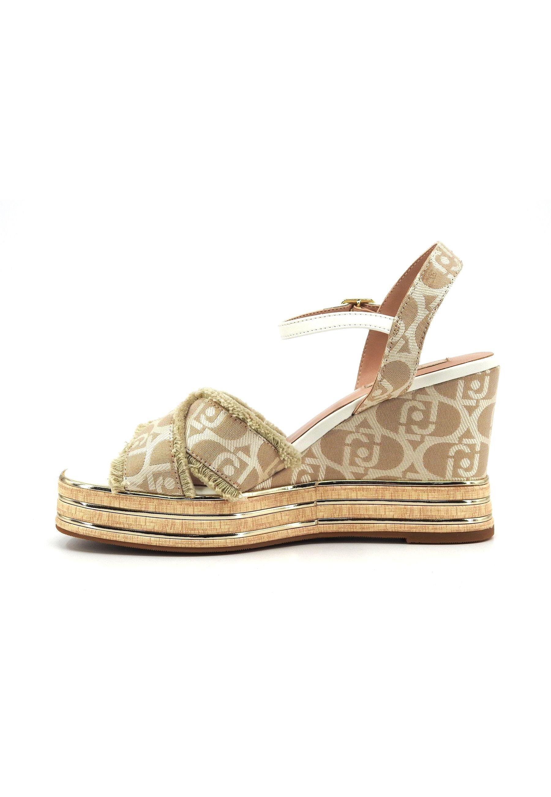 LIU JO Karen 04 Sandalo Donna Beige SA4137TX412 - Sandrini Calzature e Abbigliamento