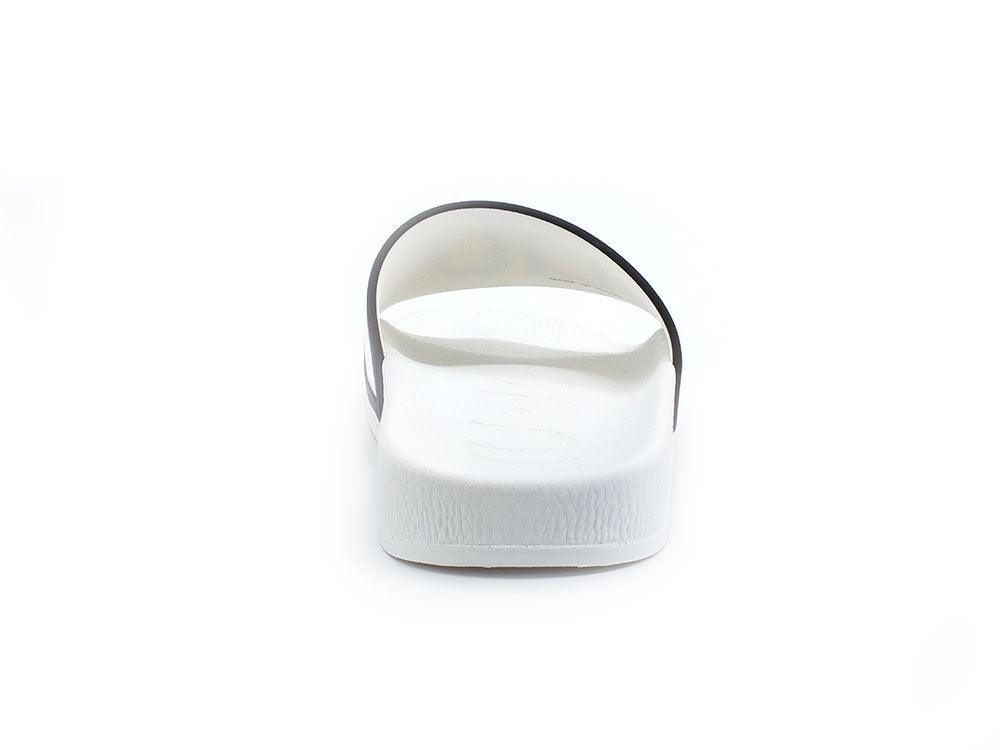 LIU JO Kos 2 Ciabatta Slipper Rubber White Black BA2169EX102 - Sandrini Calzature e Abbigliamento