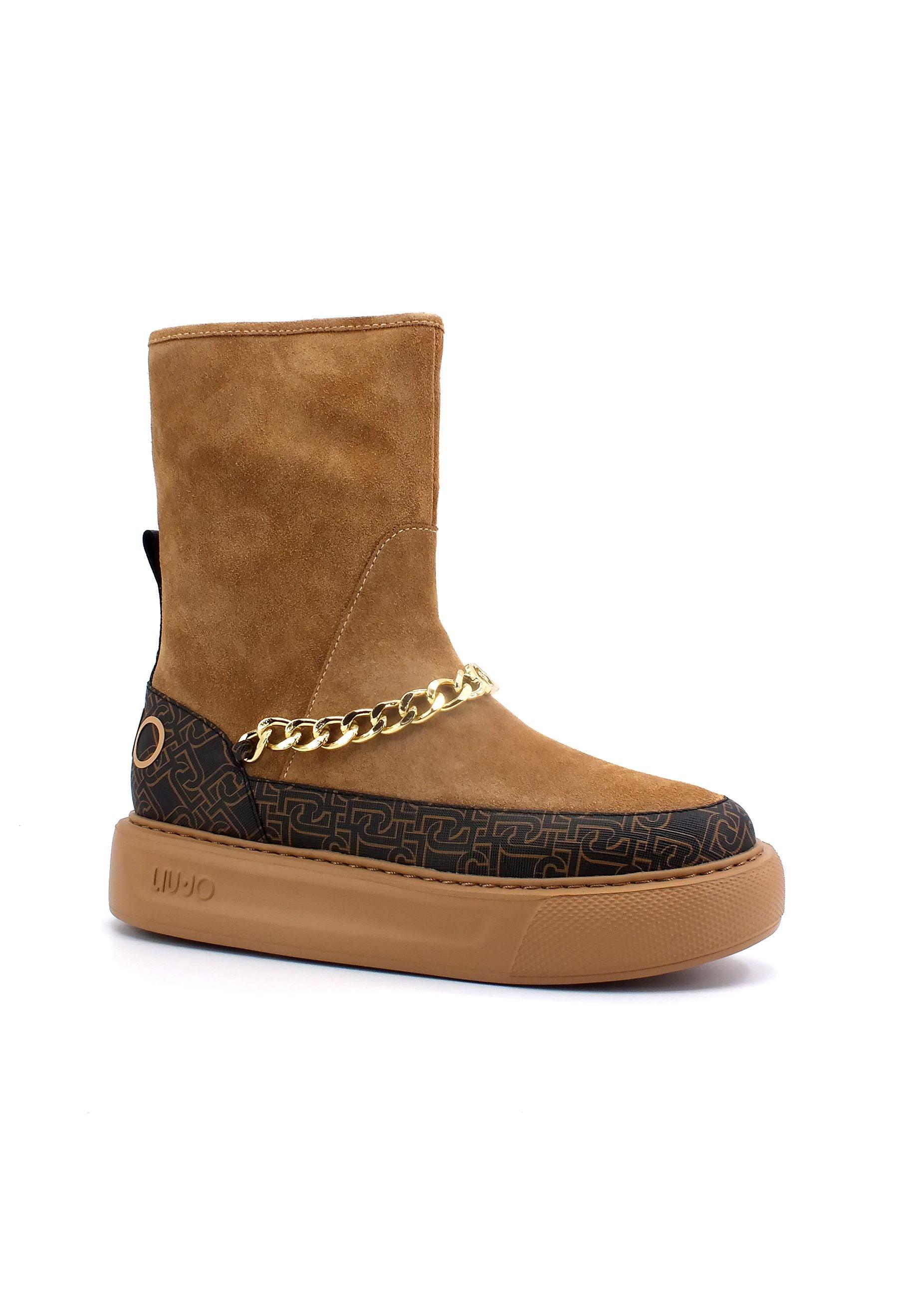 LIU JO Kylie 07 Ankle Boot Stivaletto Donna Cognac BF2231PX172 - Sandrini Calzature e Abbigliamento