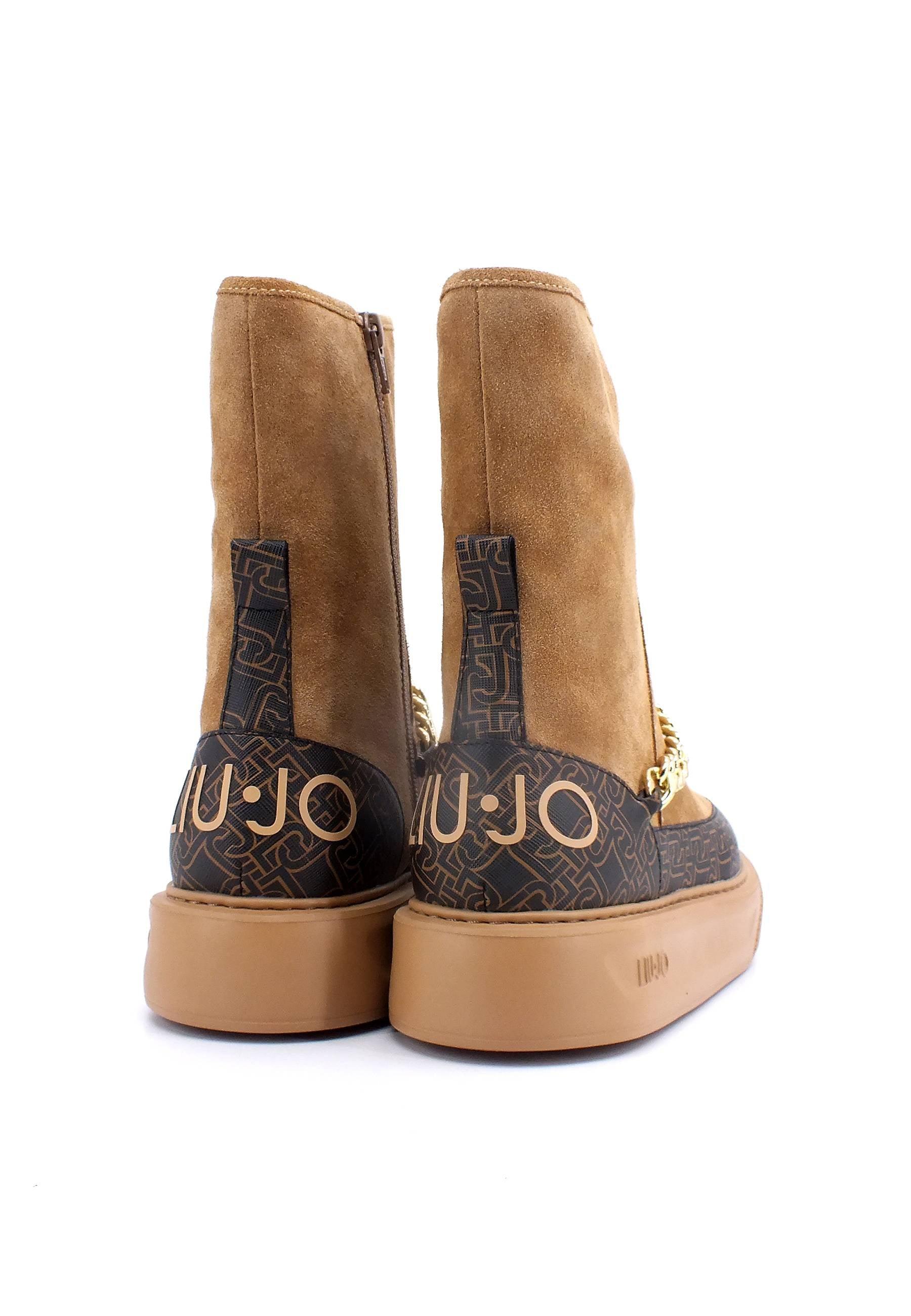 LIU JO Kylie 07 Ankle Boot Stivaletto Donna Cognac BF2231PX172 - Sandrini Calzature e Abbigliamento