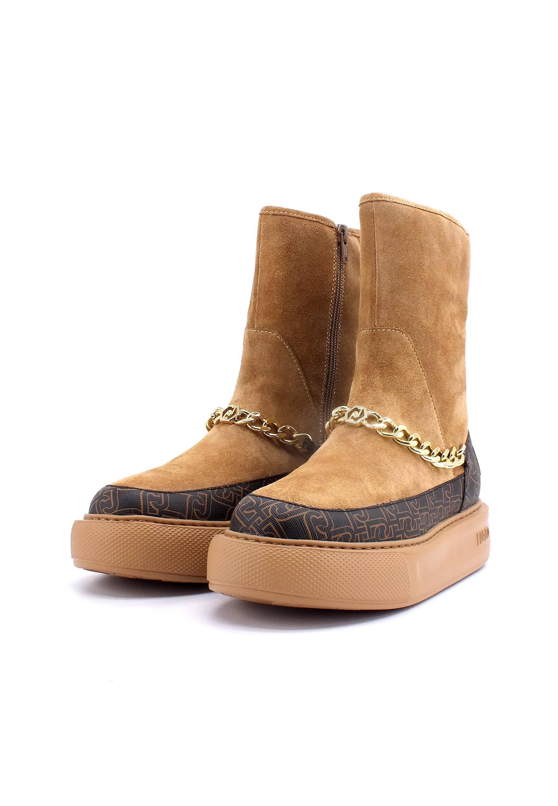 LIU JO Kylie 07 Ankle Boot Stivaletto Donna Cognac BF2231PX172 - Sandrini Calzature e Abbigliamento