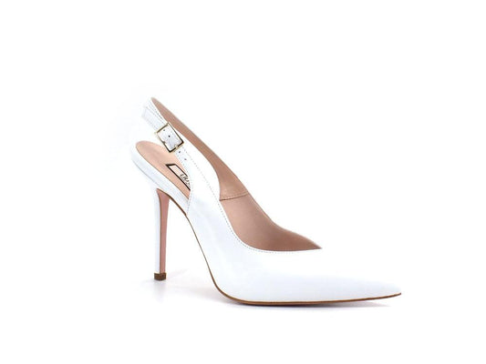 LIU JO Marilyn 4 Slingback Sandalo Tacco White Bianco SXX547P0062 - Sandrini Calzature e Abbigliamento