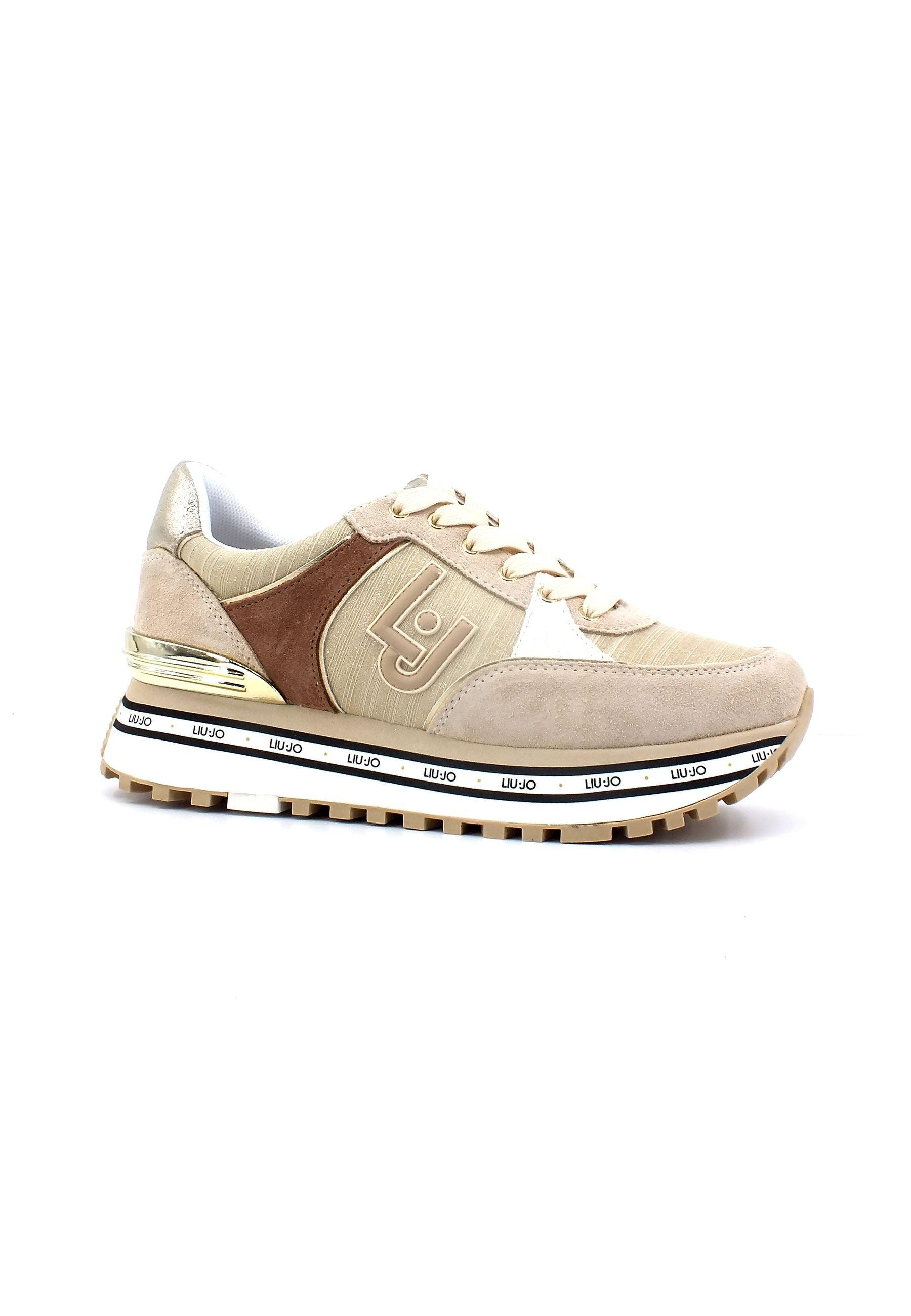 LIU JO Maxi Wonder 20 Sneaker Donna Sand BA3019PX037 - Sandrini Calzature e Abbigliamento