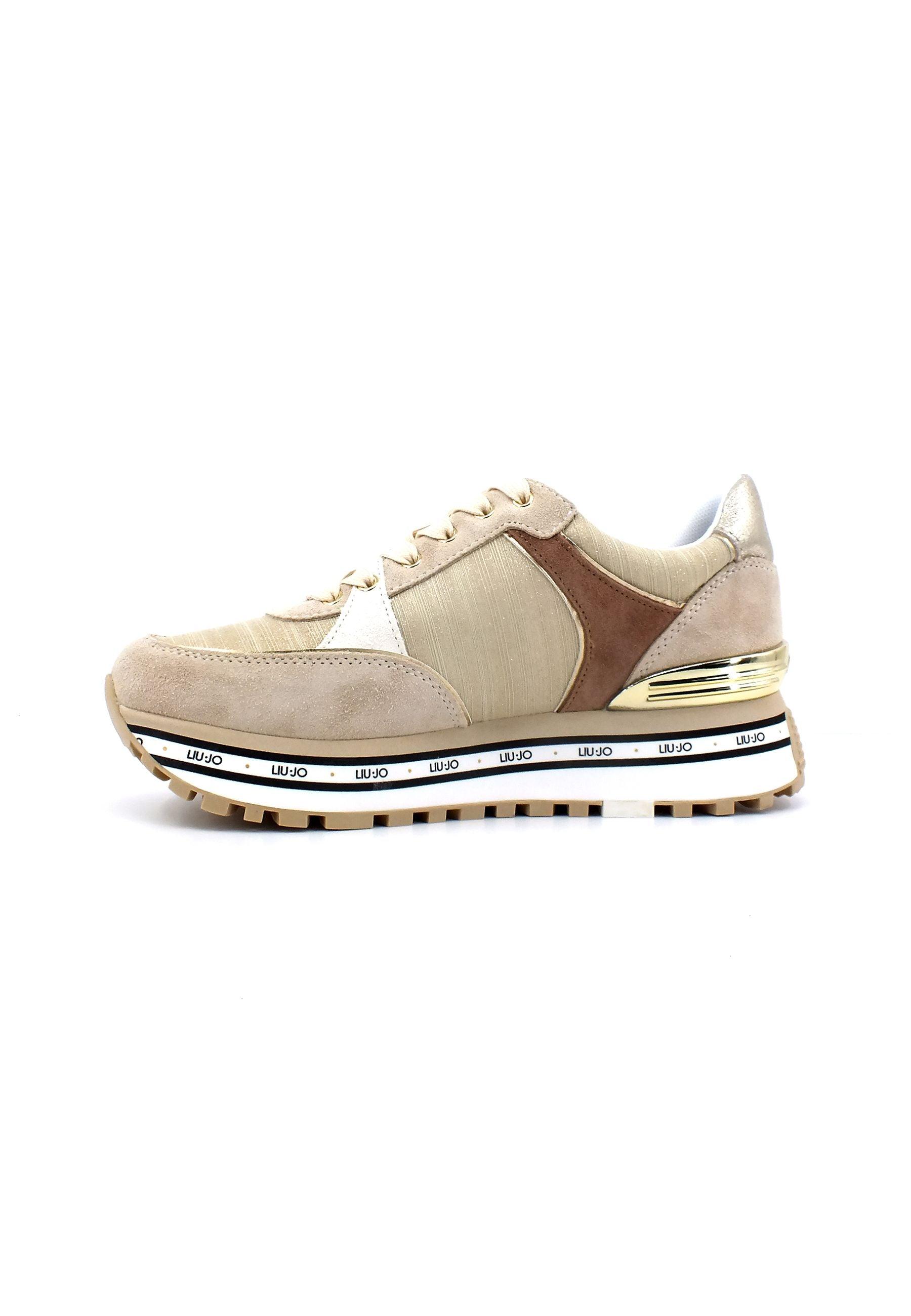LIU JO Maxi Wonder 20 Sneaker Donna Sand BA3019PX037 - Sandrini Calzature e Abbigliamento