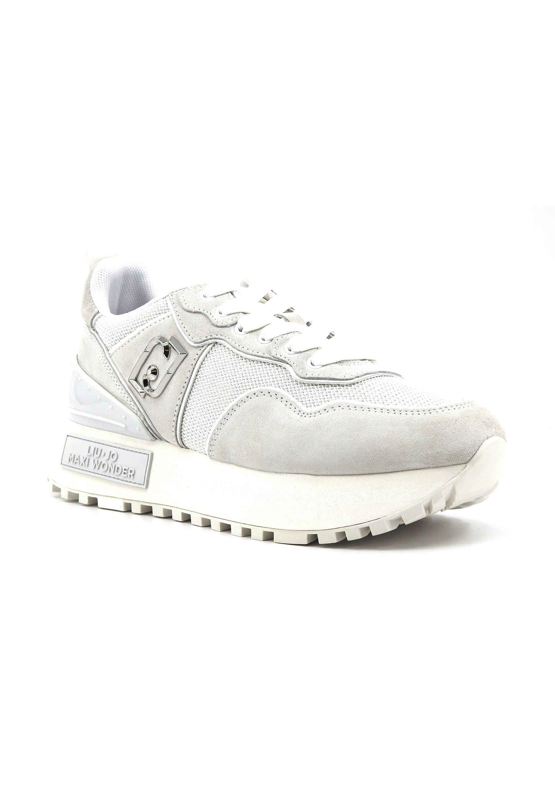 LIU JO Maxi Wonder 52 Sneaker Donna Purity Bianco BF3011PX027 - Sandrini Calzature e Abbigliamento