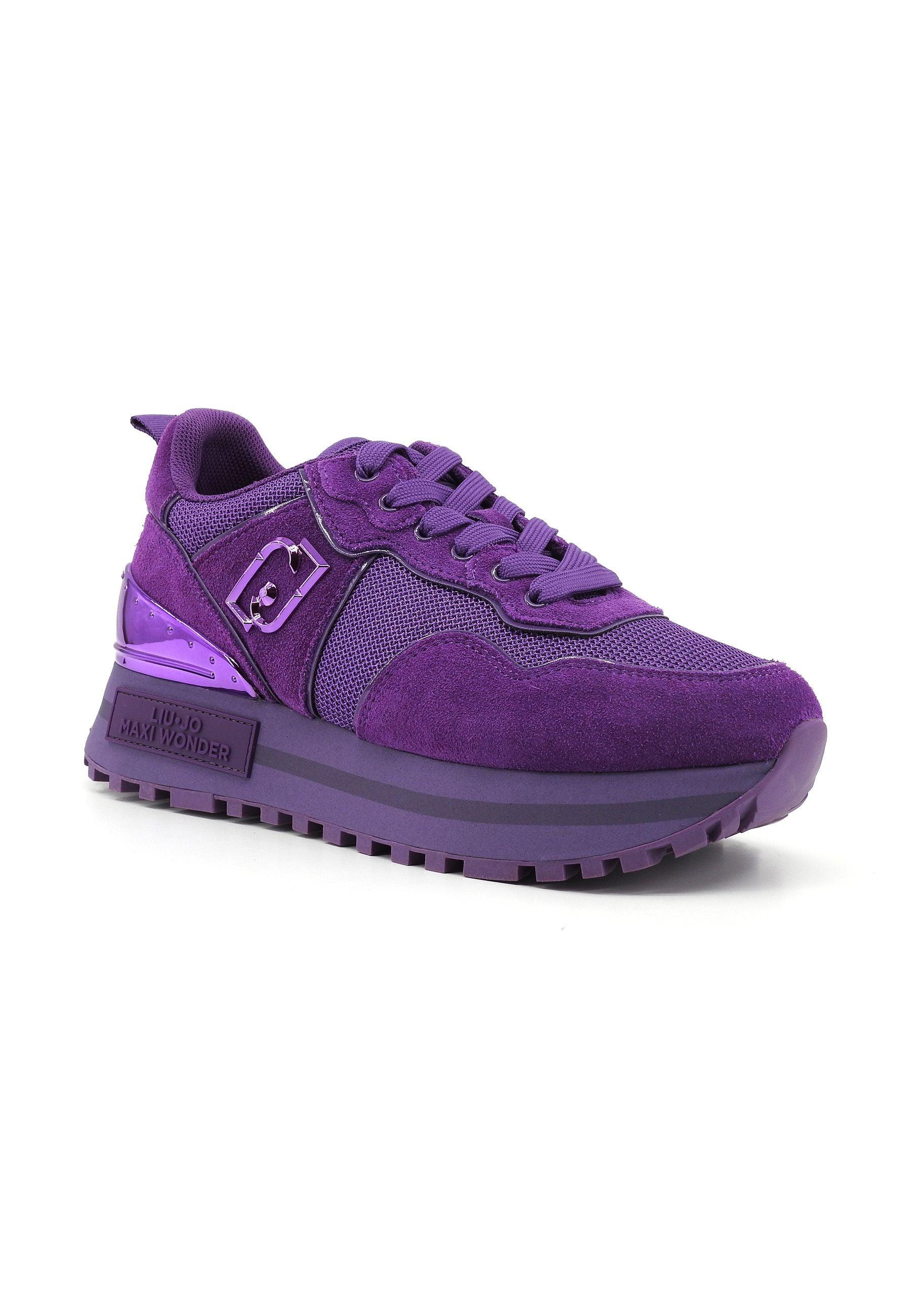 LIU JO Maxi Wonder 52 Sneaker Donna Purple BF3011PX027 - Sandrini Calzature e Abbigliamento
