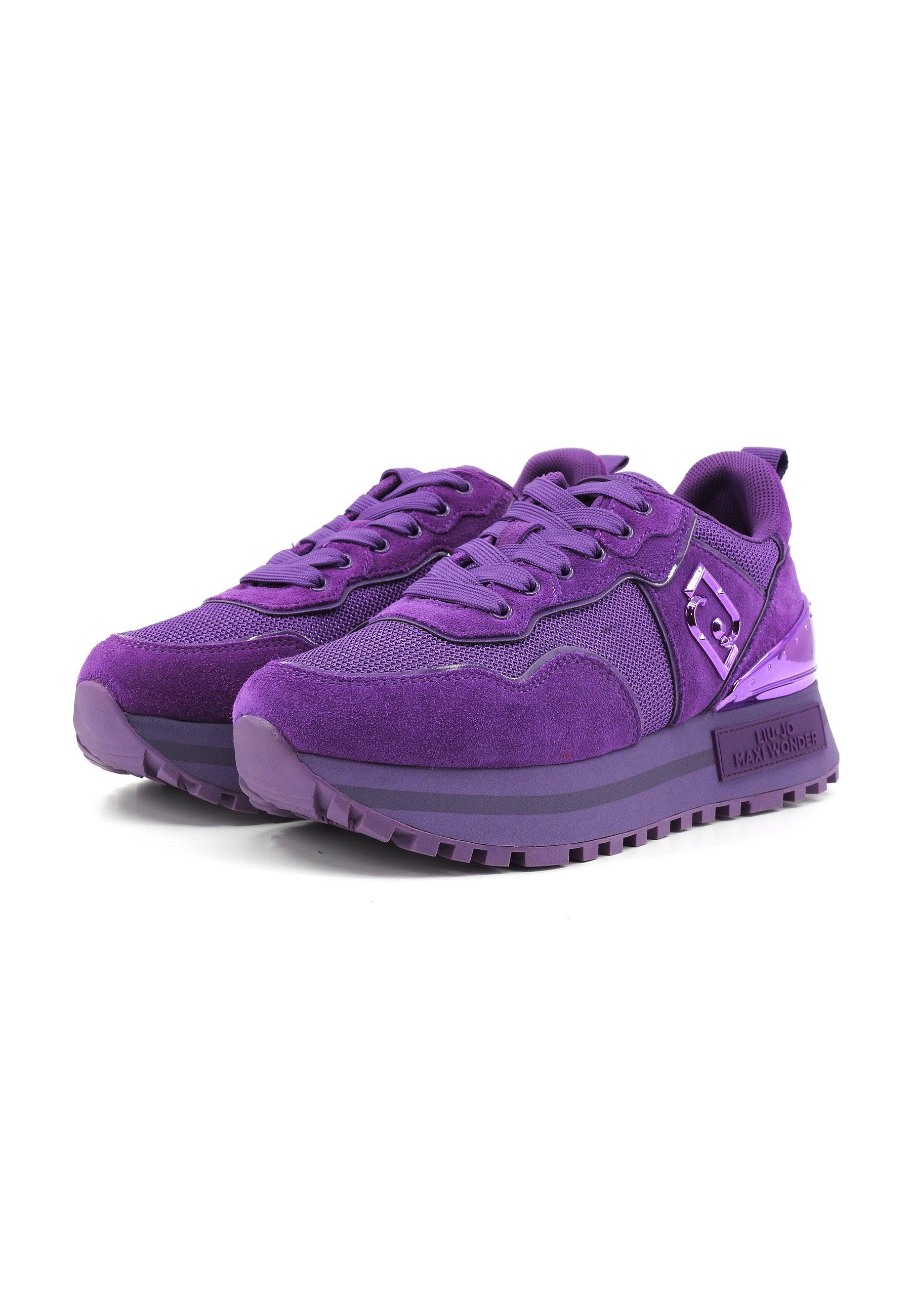 LIU JO Maxi Wonder 52 Sneaker Donna Purple BF3011PX027 - Sandrini Calzature e Abbigliamento