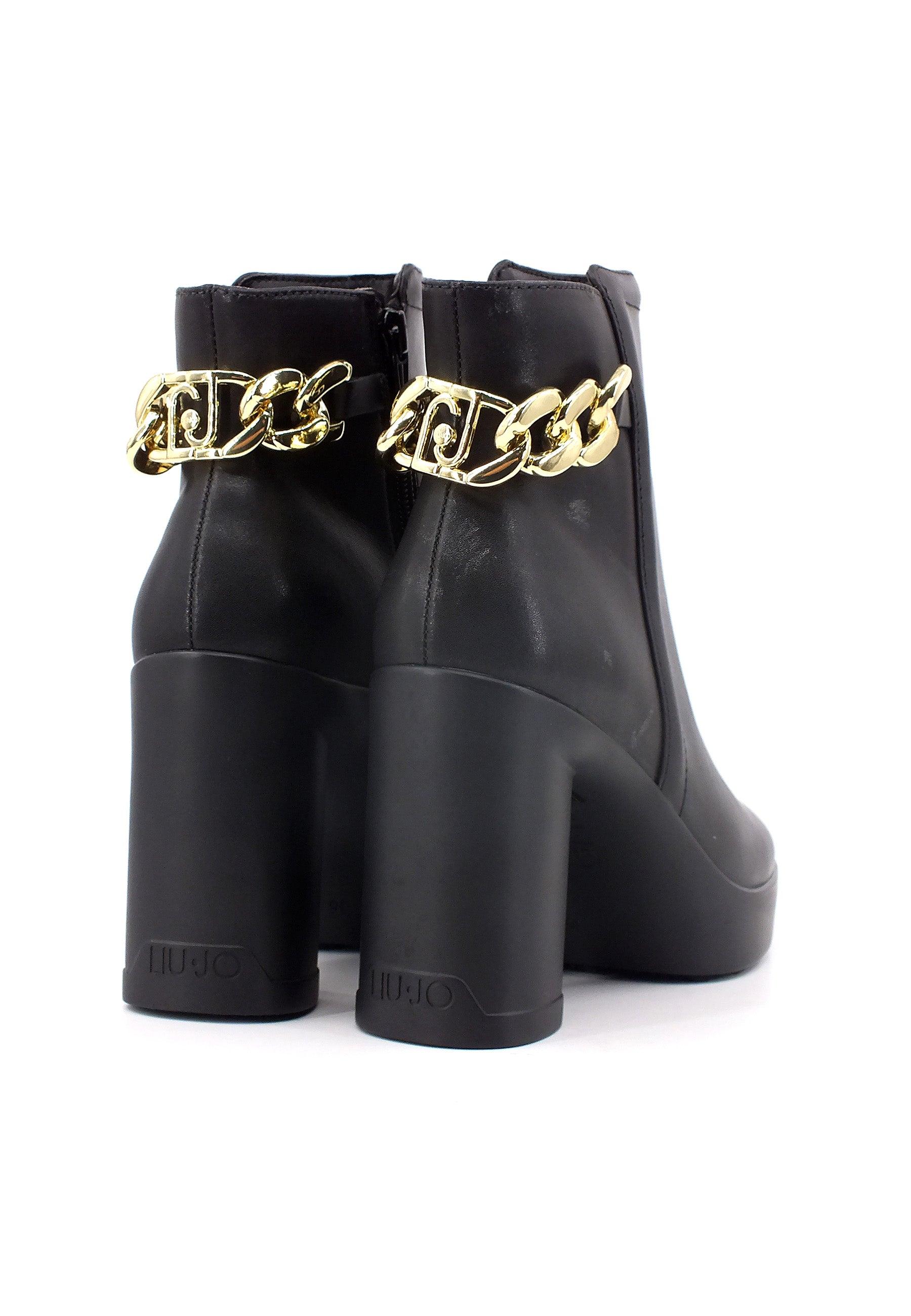 LIU JO Now 37 Stivaletto Tronchetto Donna Black SF3133P0102 - Sandrini Calzature e Abbigliamento