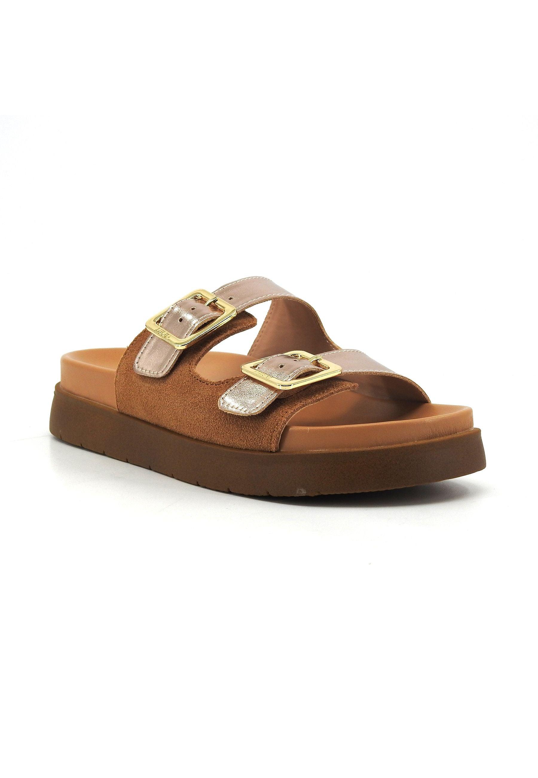 LIU JO Penny 756 Ciabatta Donna Skin Cognac 4A4729EX258 - Sandrini Calzature e Abbigliamento