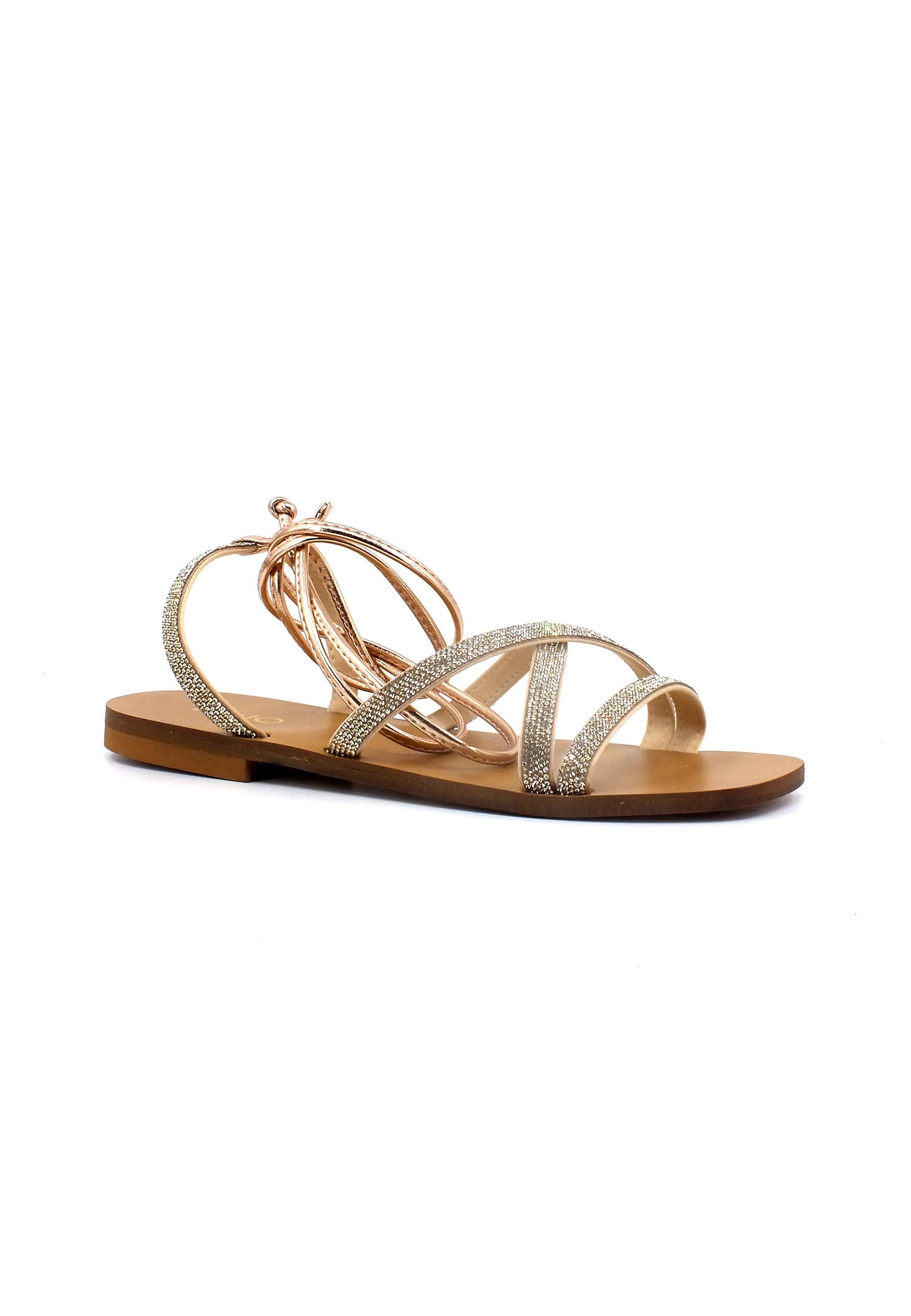 LIU JO Saba 05 Sandalo Donna Oro Champagne SA3149T0380 - Sandrini Calzature e Abbigliamento