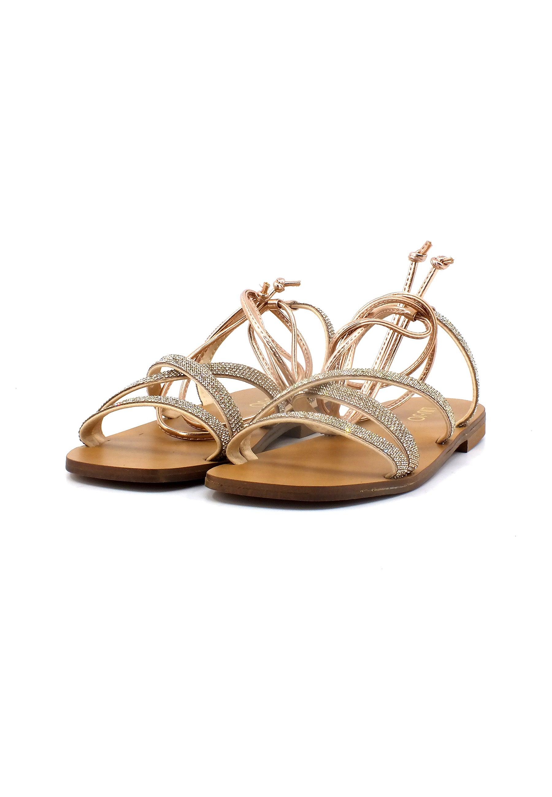 LIU JO Saba 05 Sandalo Donna Oro Champagne SA3149T0380 - Sandrini Calzature e Abbigliamento