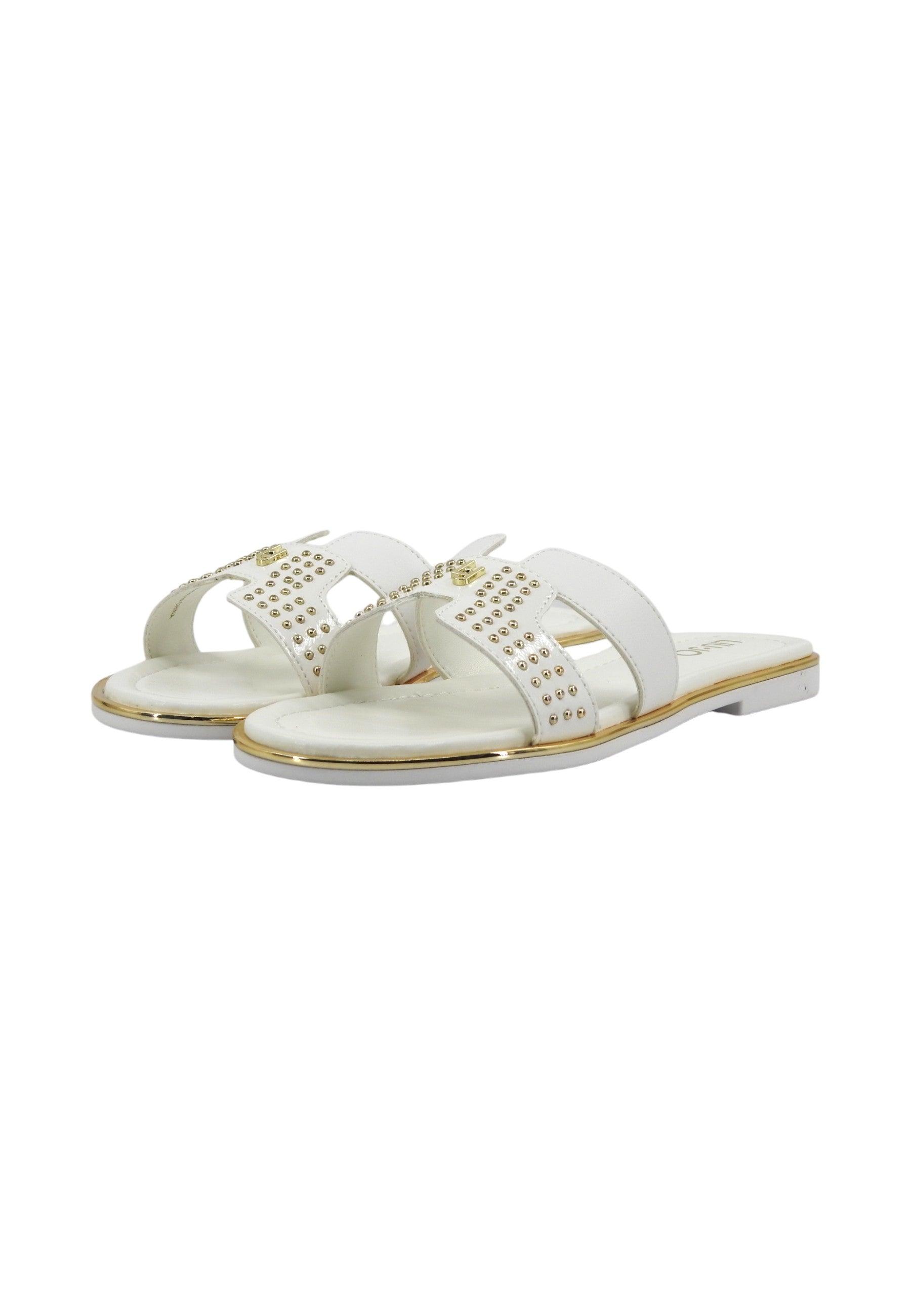 LIU JO Sally 176 Ciabatta Donna White 4A4711EX246 - Sandrini Calzature e Abbigliamento