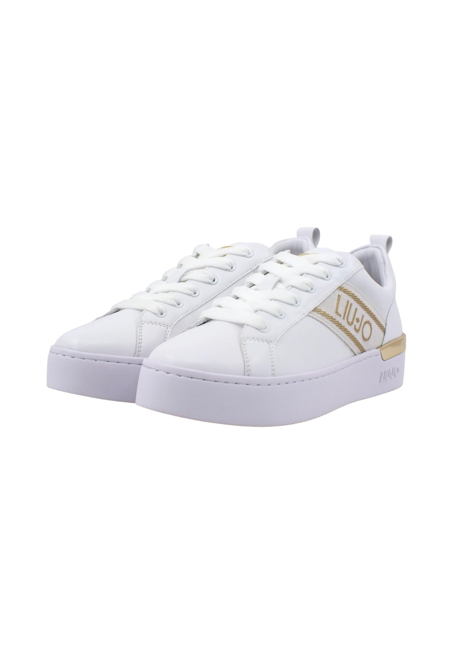 LIU JO Silvia 86 Sneaker Donna White BF3005EX014 - Sandrini Calzature e Abbigliamento