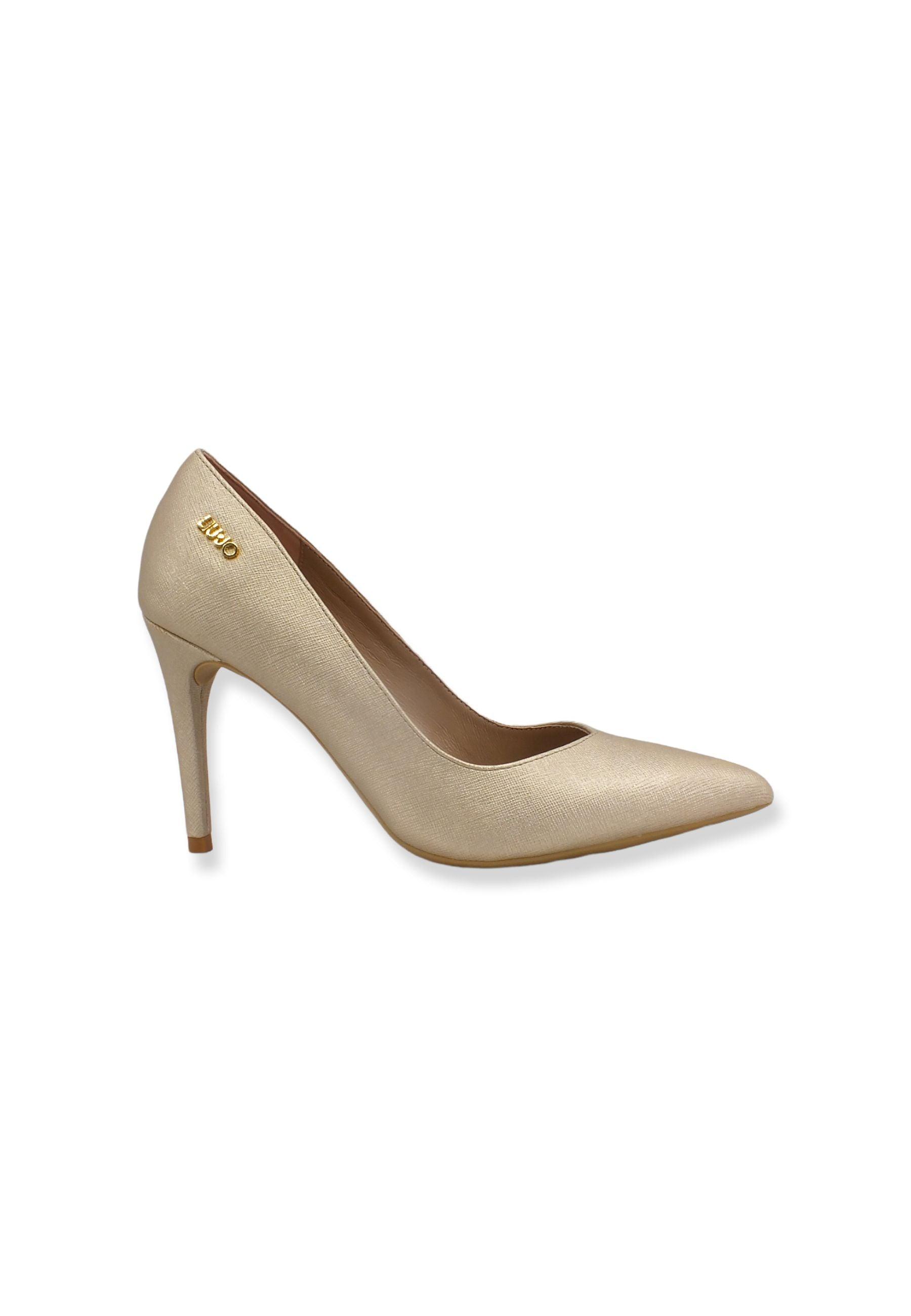 LIU JO Vickie 133 Dècollète Light Gold SF2271EX076 - Sandrini Calzature e Abbigliamento