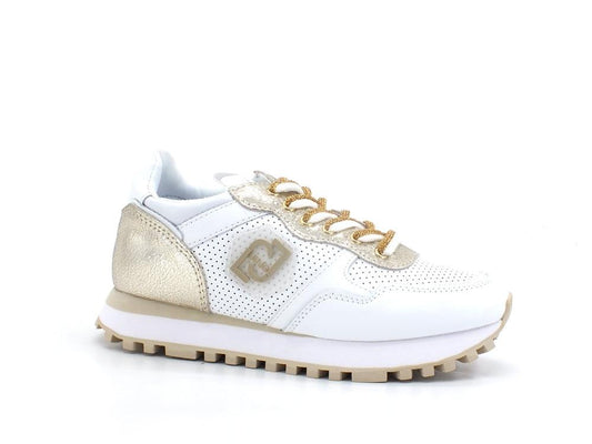 LIU JO Wonder 25 Sneaker White Gold BA2029P0102 - Sandrini Calzature e Abbigliamento